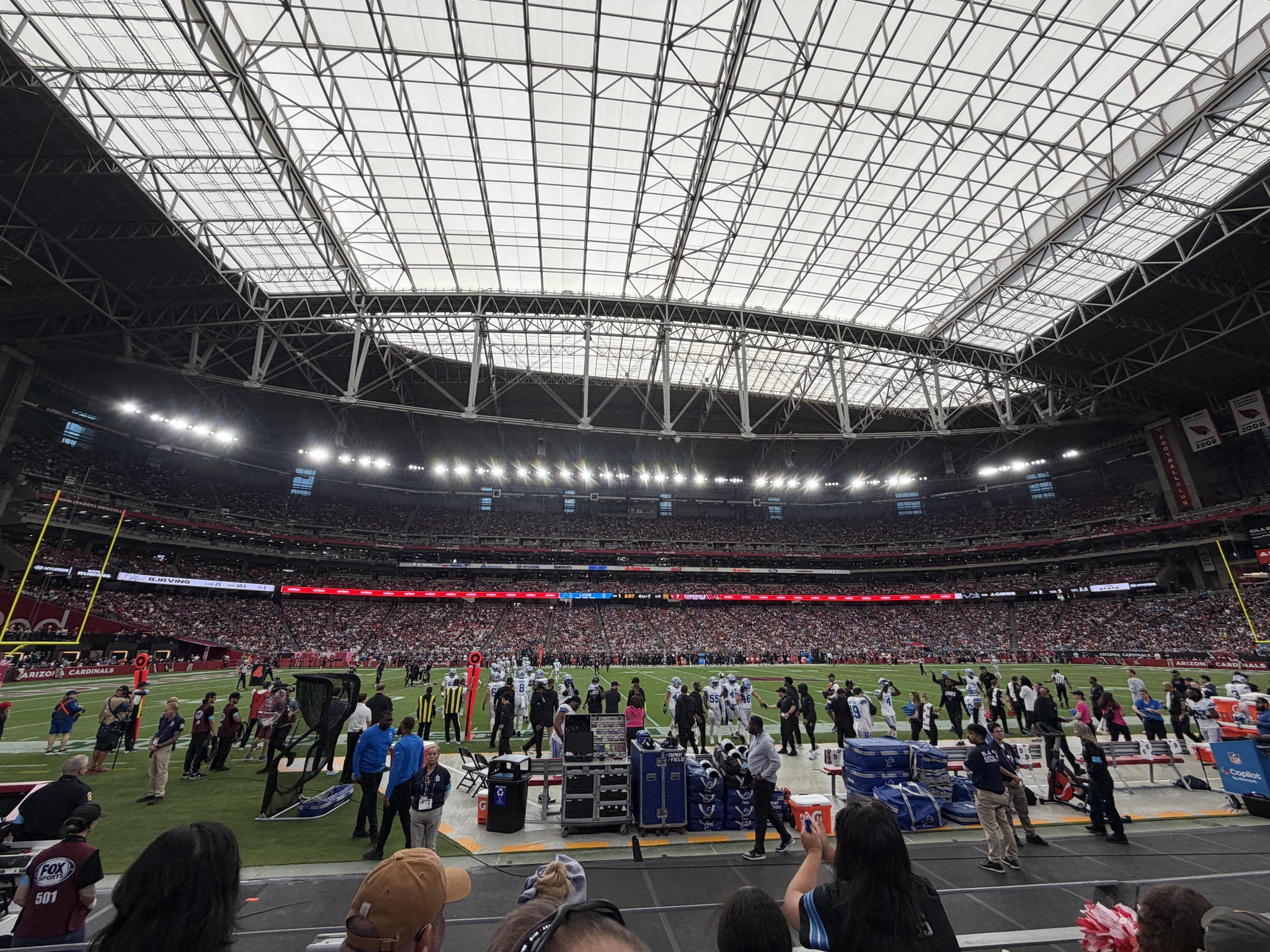 Real Fan View taken from Section 131 at State Farm Stadium by Katherine S