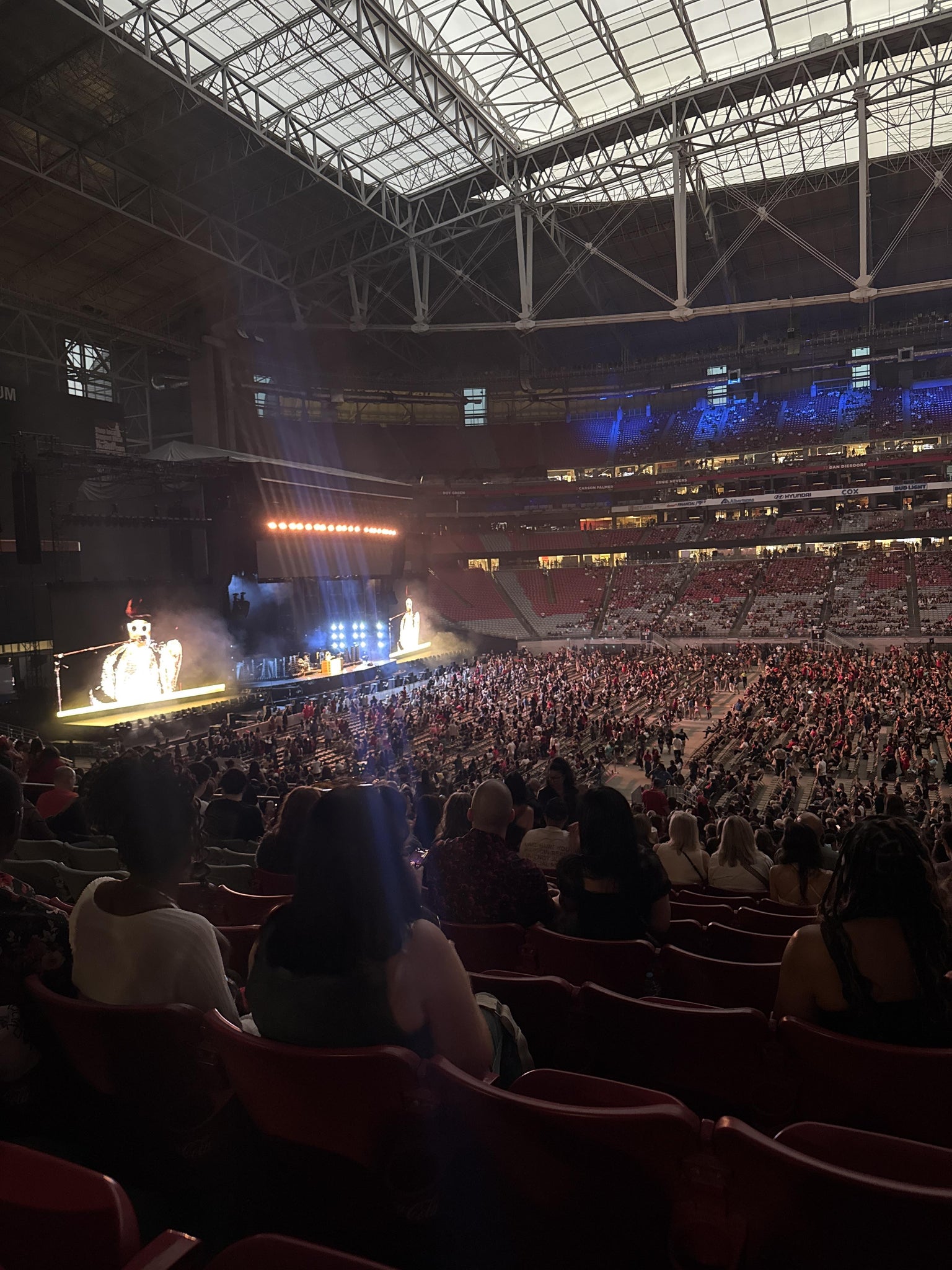 Real Fan View taken from Section 131 at State Farm Stadium by Serenity P