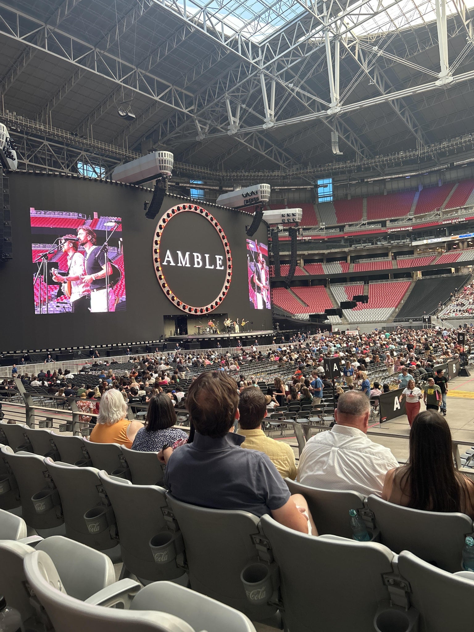 Real Fan View taken from Section 131 at State Farm Stadium by Rossina C