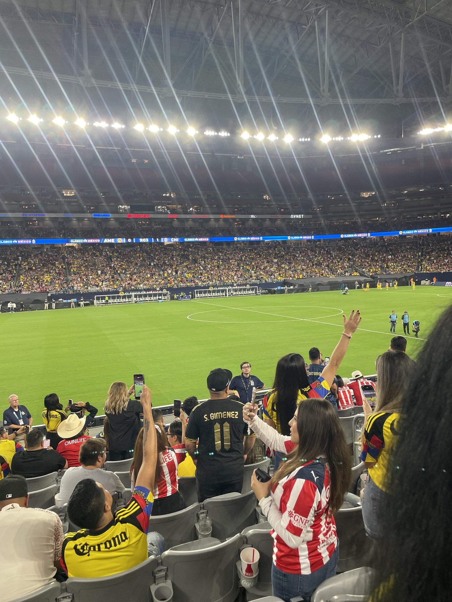 Real Fan View taken from Section 132 at State Farm Stadium by Jathziri D