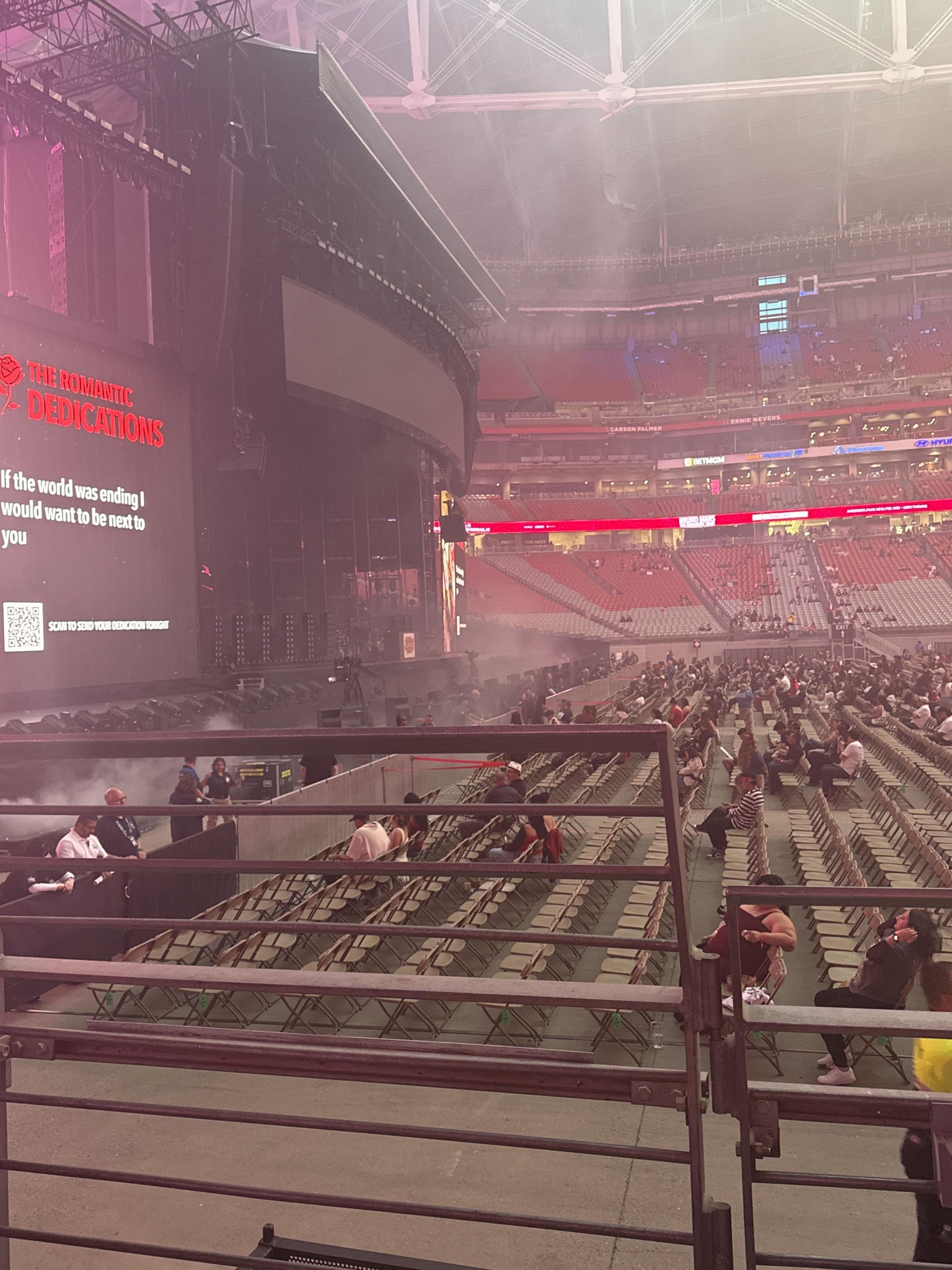 Real Fan View taken from Section 134 at State Farm Stadium by Lizbeth H