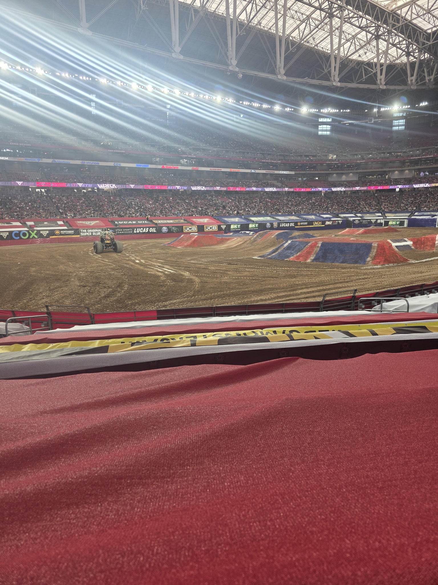 Real Fan View taken from Section 135 at State Farm Stadium by Eddy M
