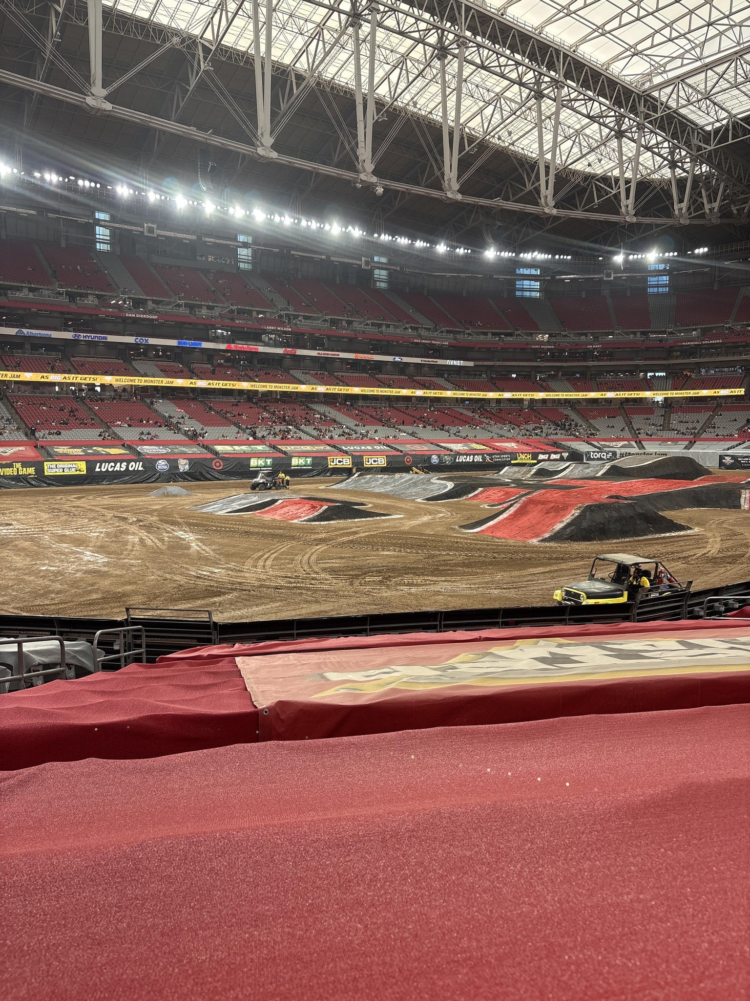 Real Fan View taken from Section 135 at State Farm Stadium by Liliana R
