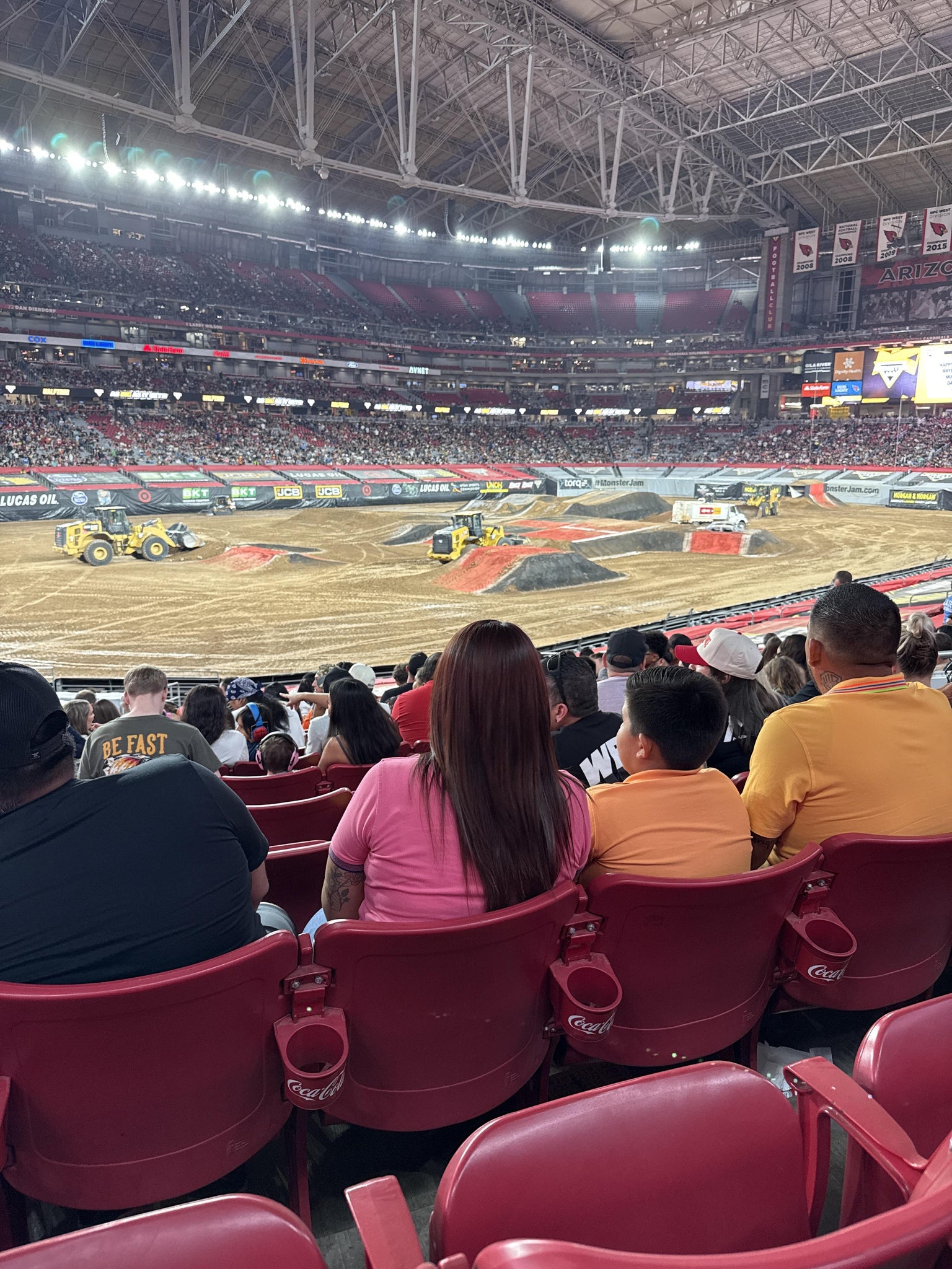 Real Fan View taken from Section 135 at State Farm Stadium by Robert O