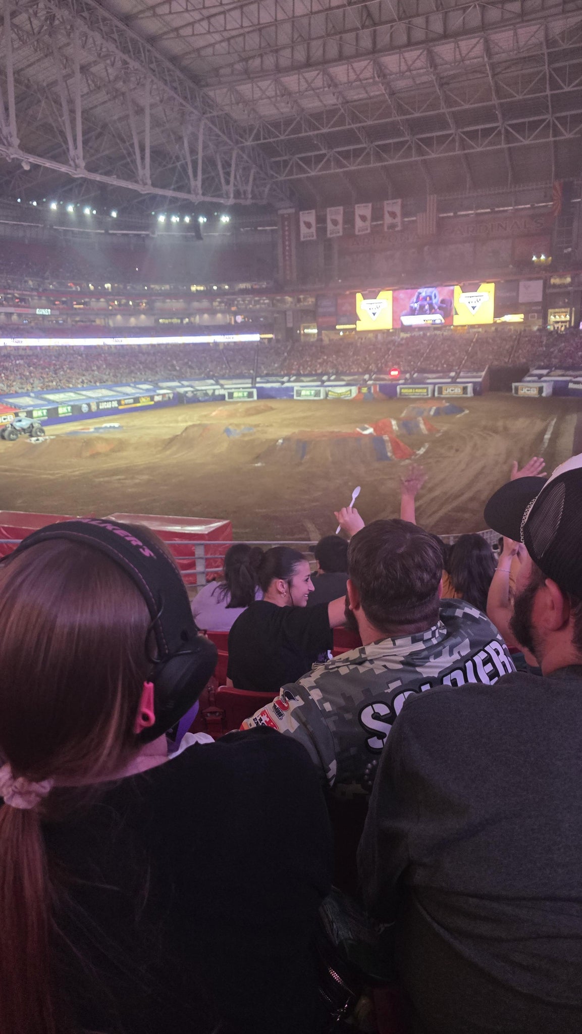 Real Fan View taken from Section 137 at State Farm Stadium by Adrian M