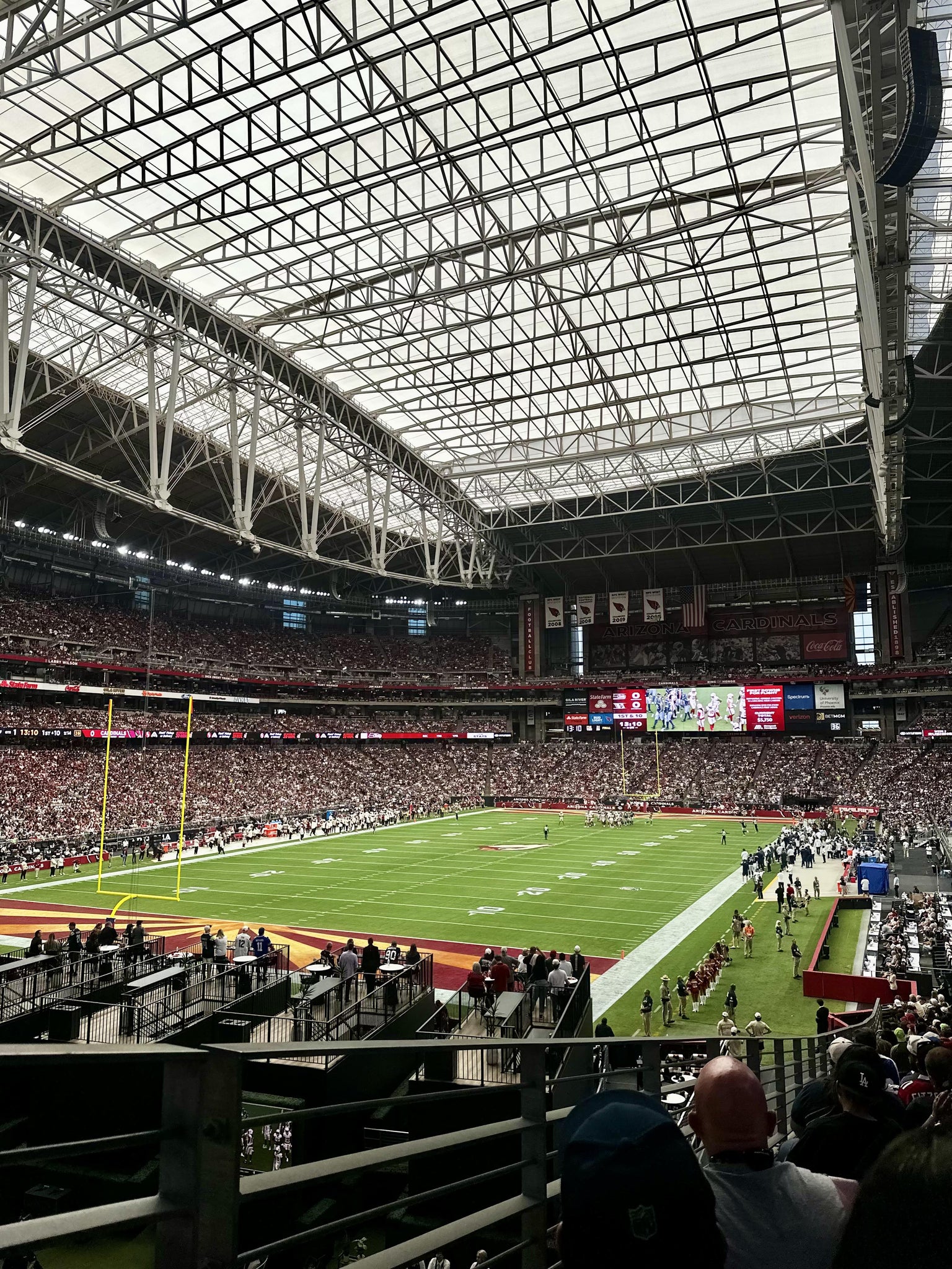 Real Fan View taken from Section 137 at State Farm Stadium by Ofmara M