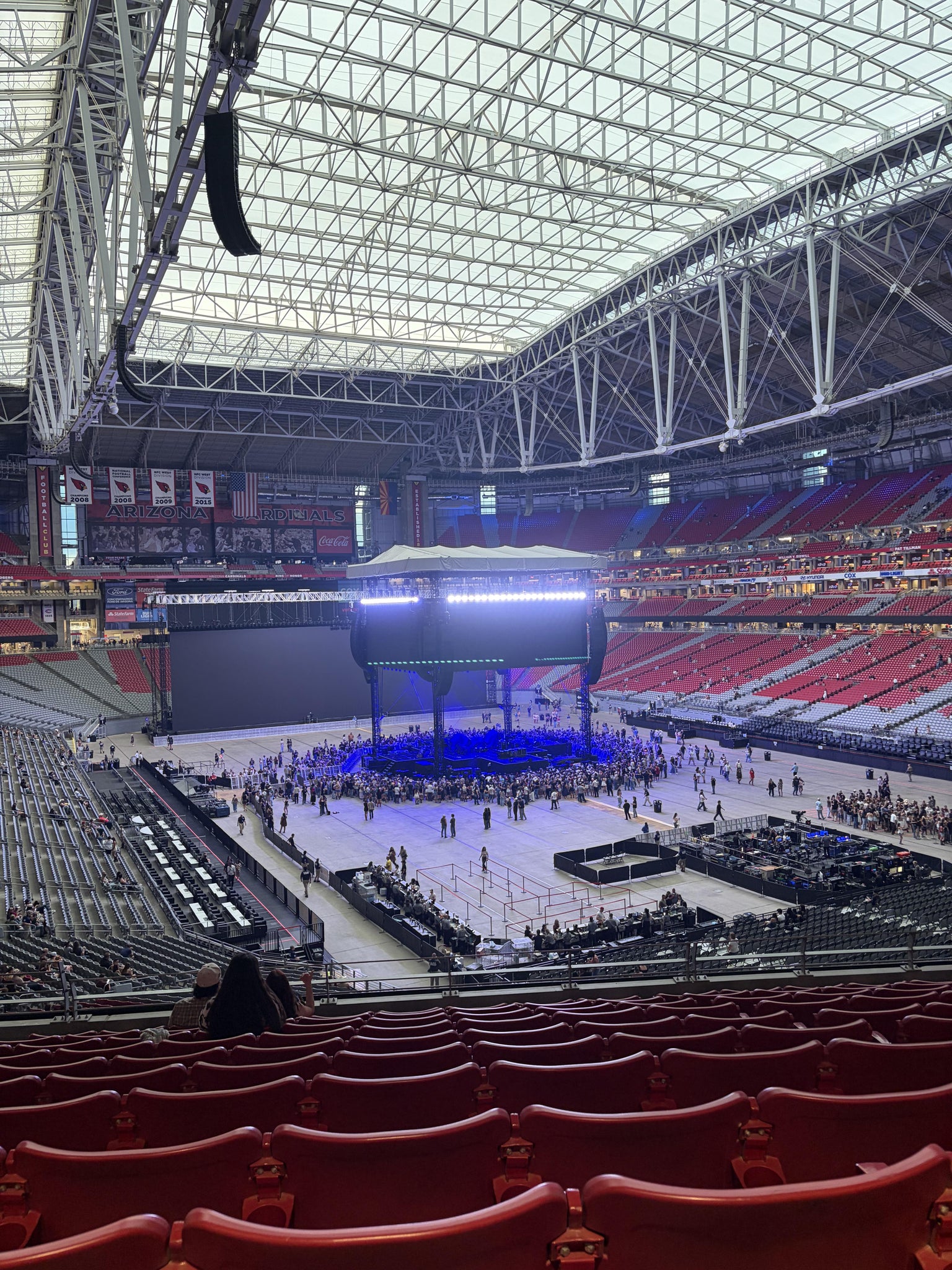 Real Fan View taken from Section 201 at State Farm Stadium by Anonymous User