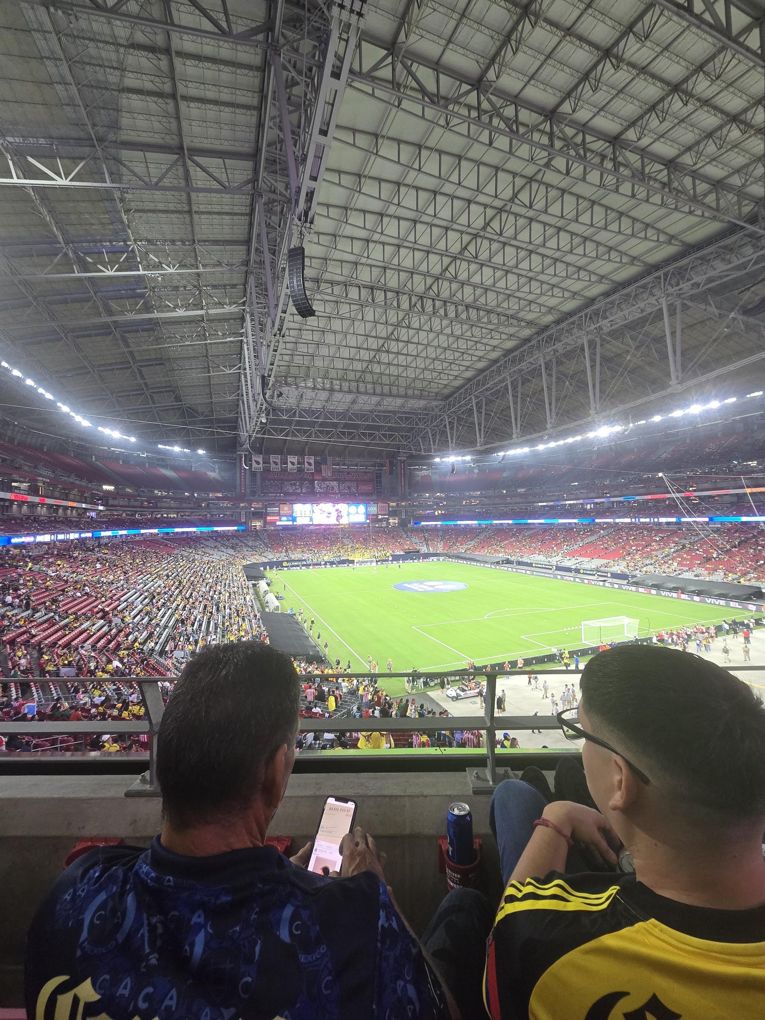 Real Fan View taken from Section 201 at State Farm Stadium by Luis a R