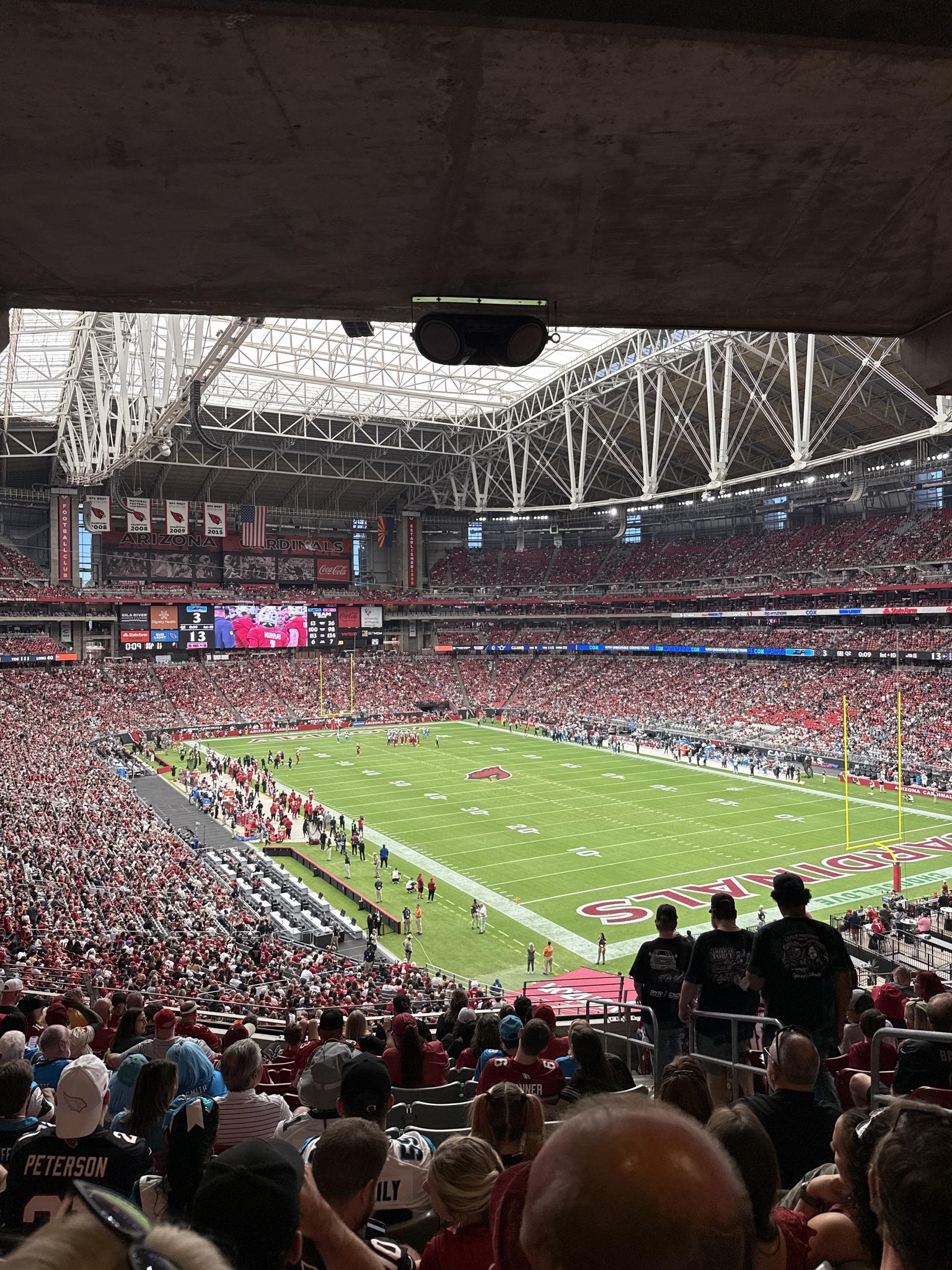 Real Fan View taken from Section 202 at State Farm Stadium by Tony Z