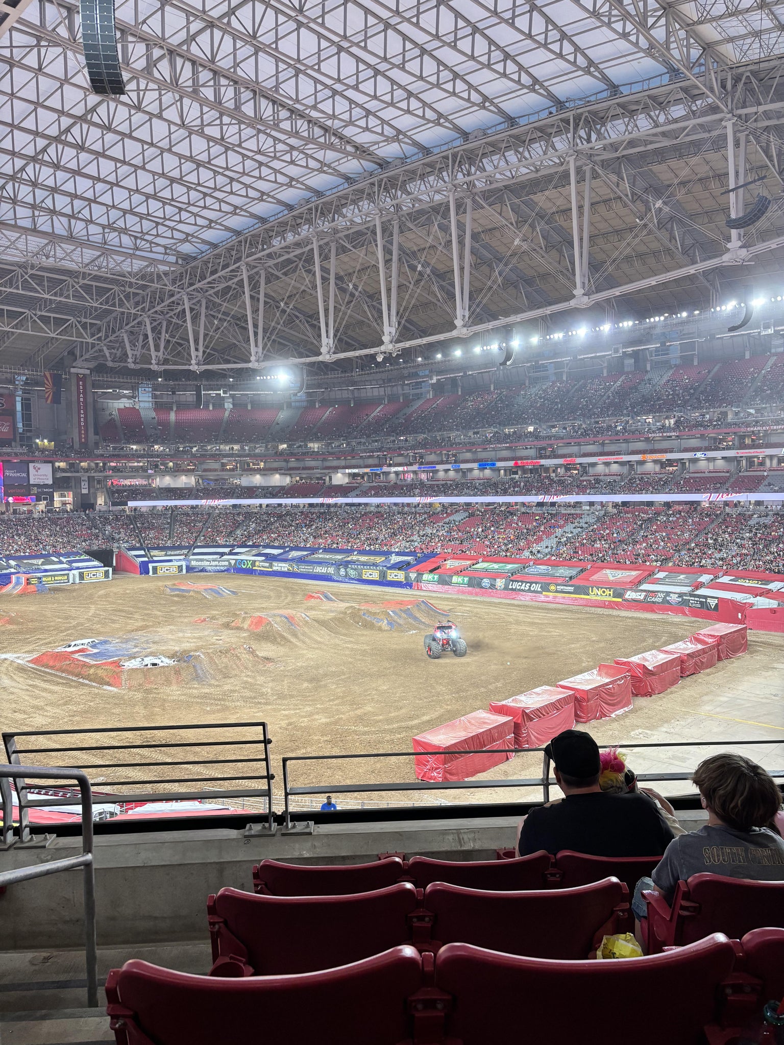 Real Fan View taken from Section 202 at State Farm Stadium by Mariana M