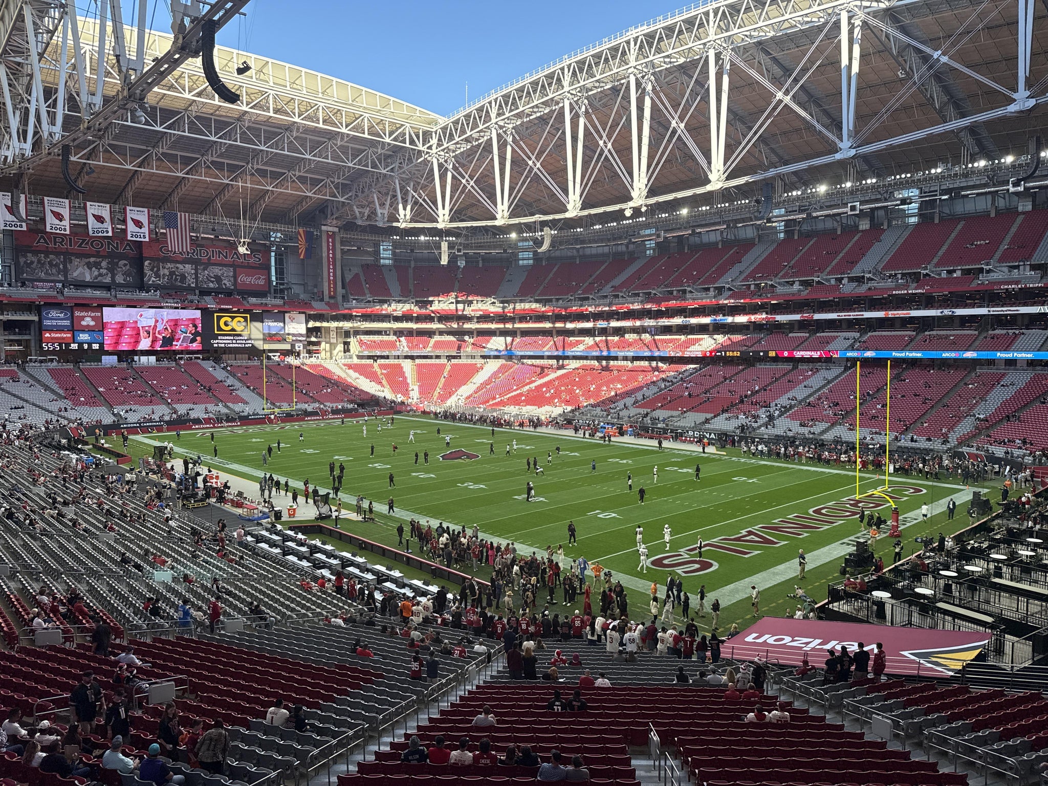 Real Fan View taken from Section 203 at State Farm Stadium by Aidan P