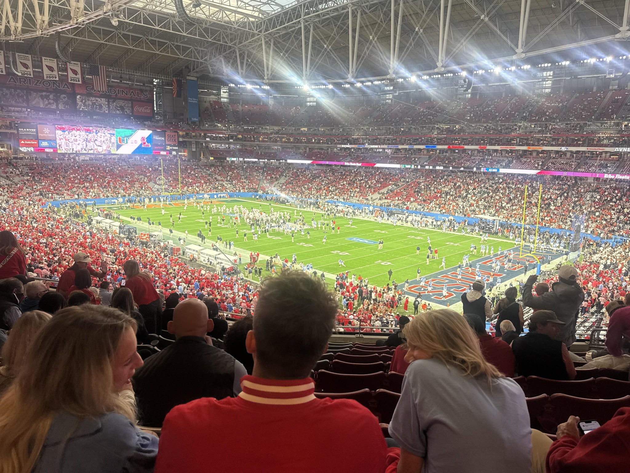 Real Fan View taken from Section 204 at State Farm Stadium by Robert  E