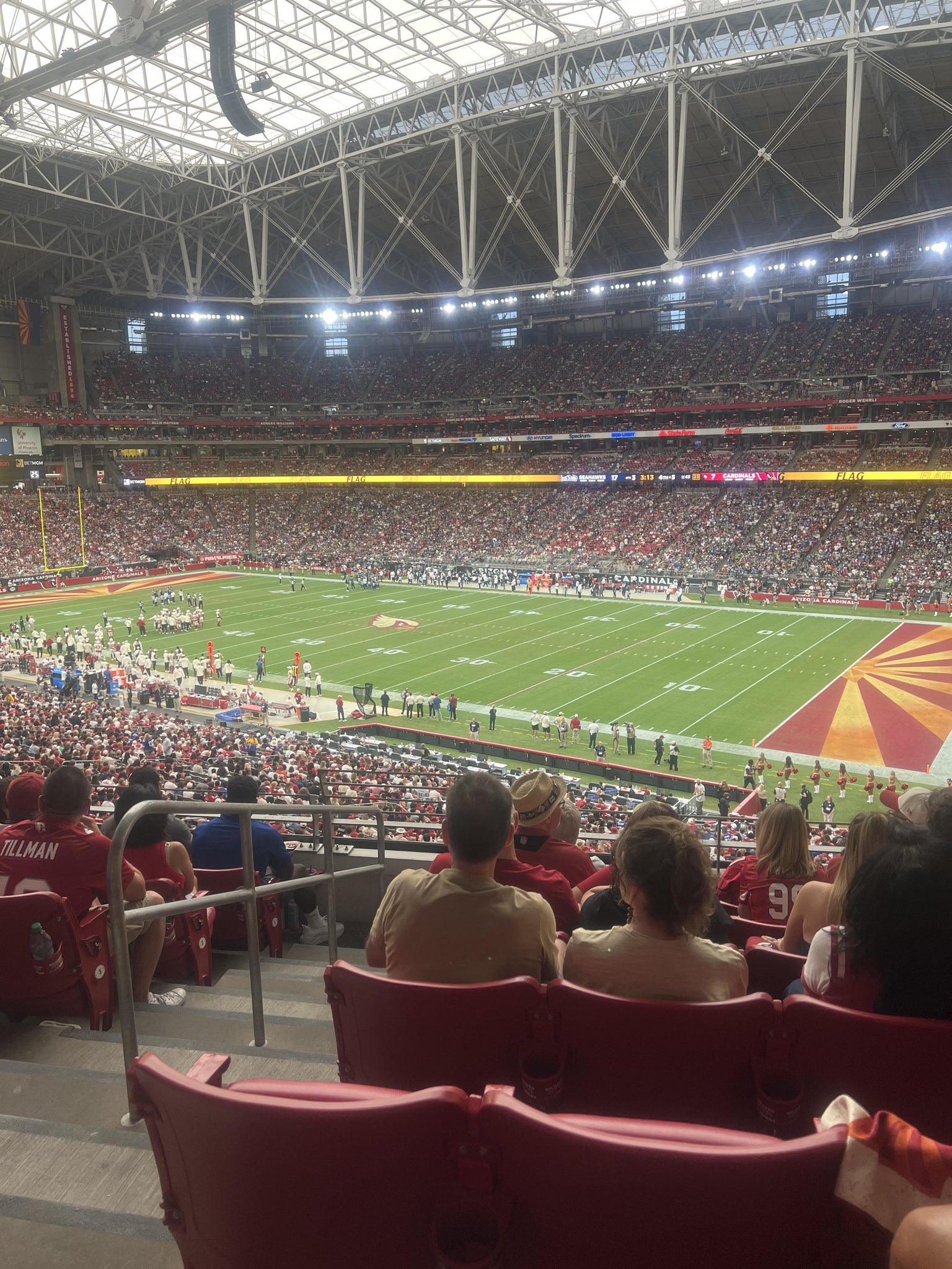 Real Fan View taken from Section 205 at State Farm Stadium by Anonymous User