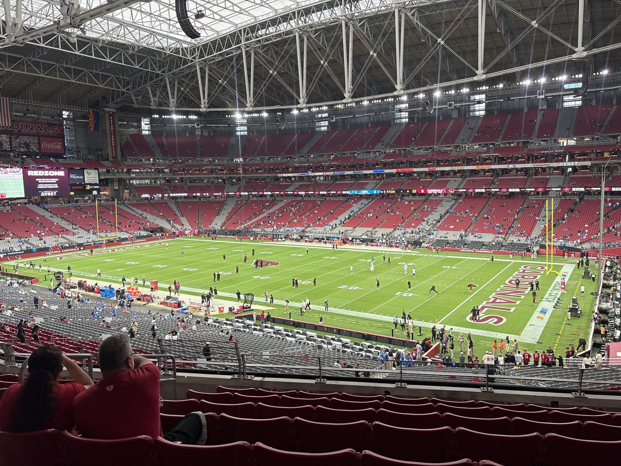 Real Fan View taken from Section 205 at State Farm Stadium by Michael C