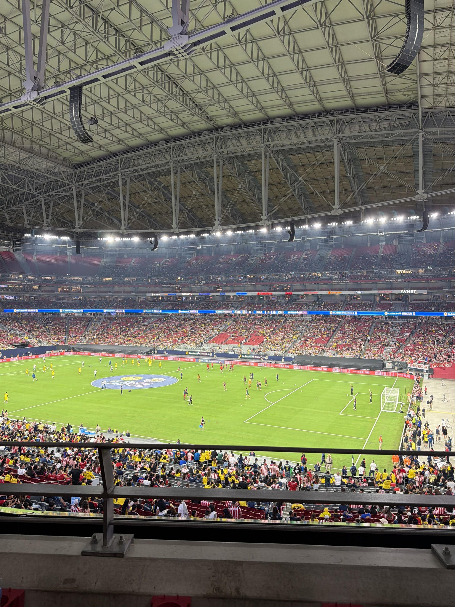 Real Fan View taken from Section 206 at State Farm Stadium by Miguel M