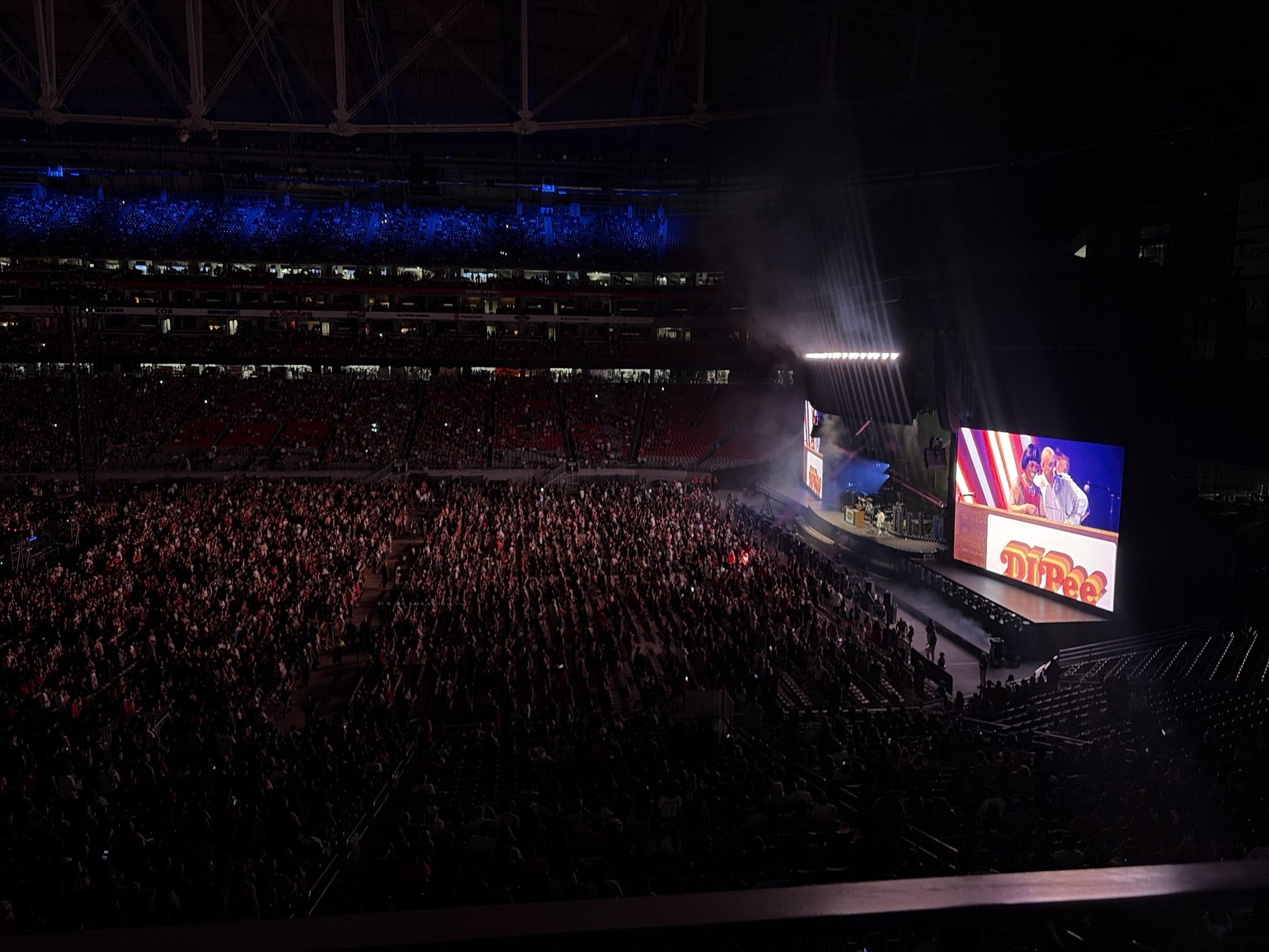 Real Fan View taken from Section 208 at State Farm Stadium by Edgar P