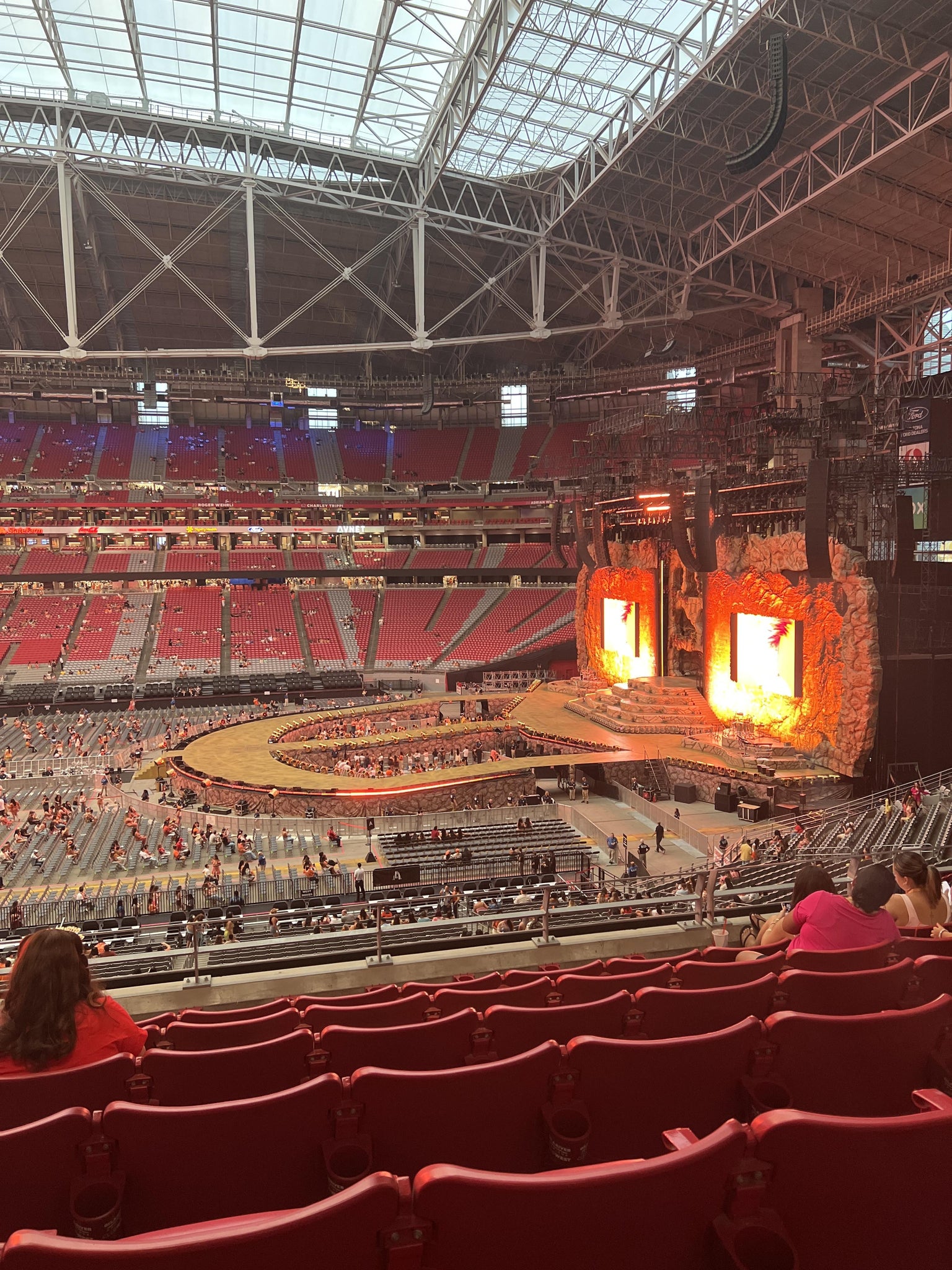 Real Fan View taken from Section 208 at State Farm Stadium by Martin V