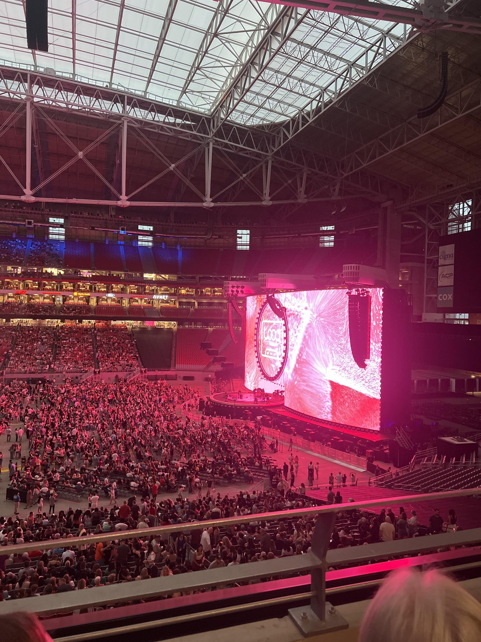 Real Fan View taken from Section 209 at State Farm Stadium by Jose miguel M
