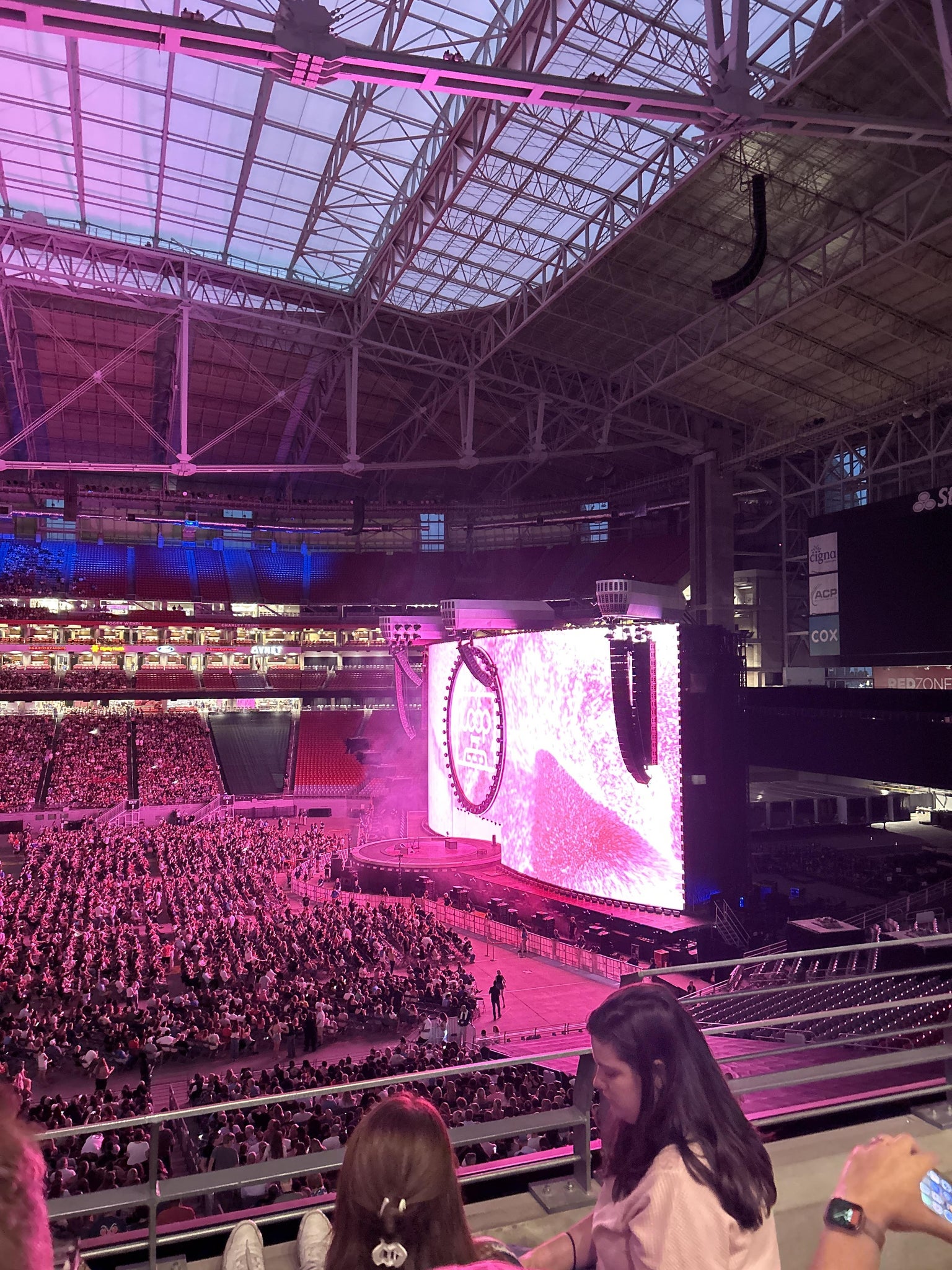 Real Fan View taken from Section 209 at State Farm Stadium by Tyler T