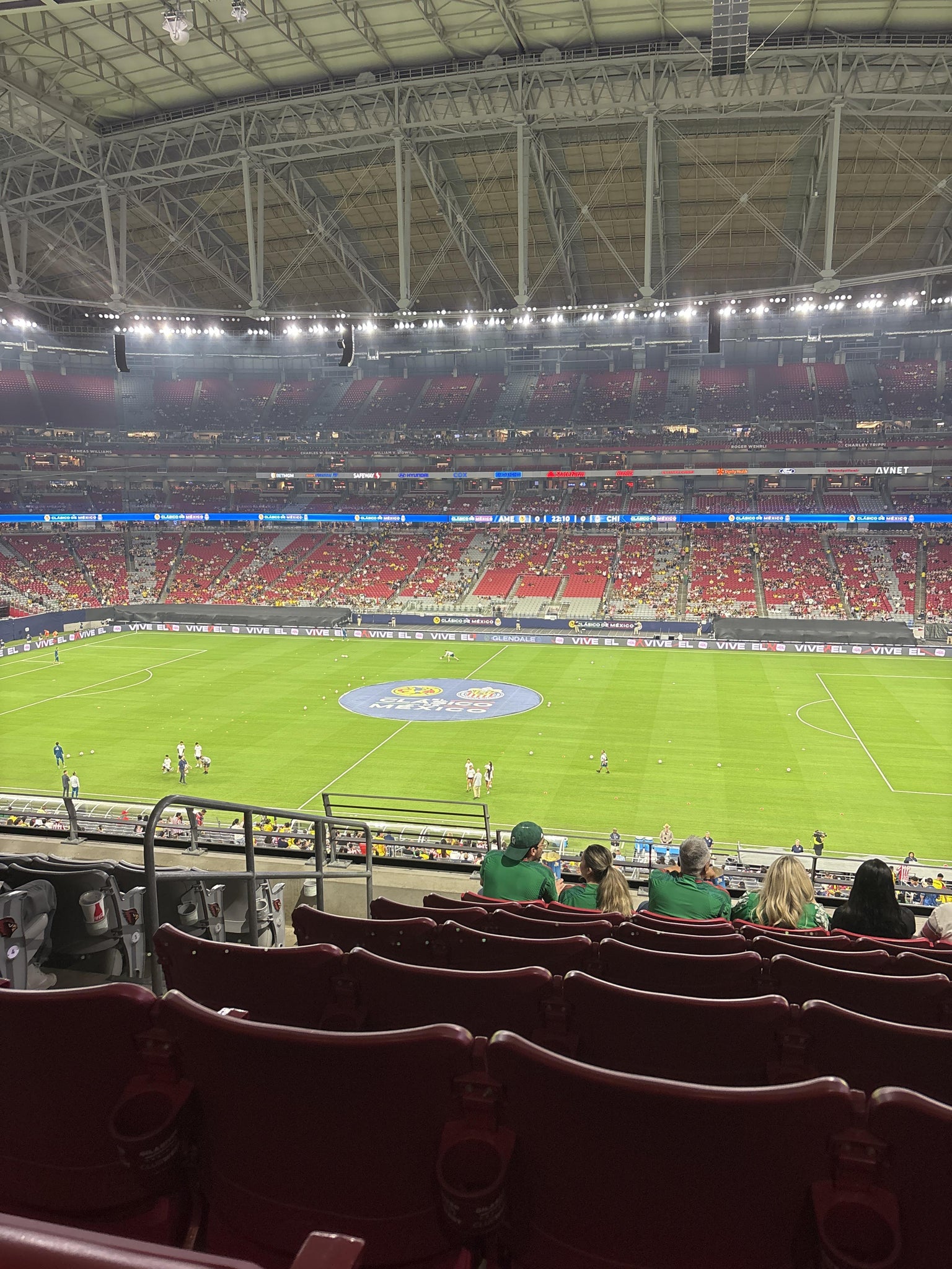 Real Fan View taken from Section 209 at State Farm Stadium by Jose V