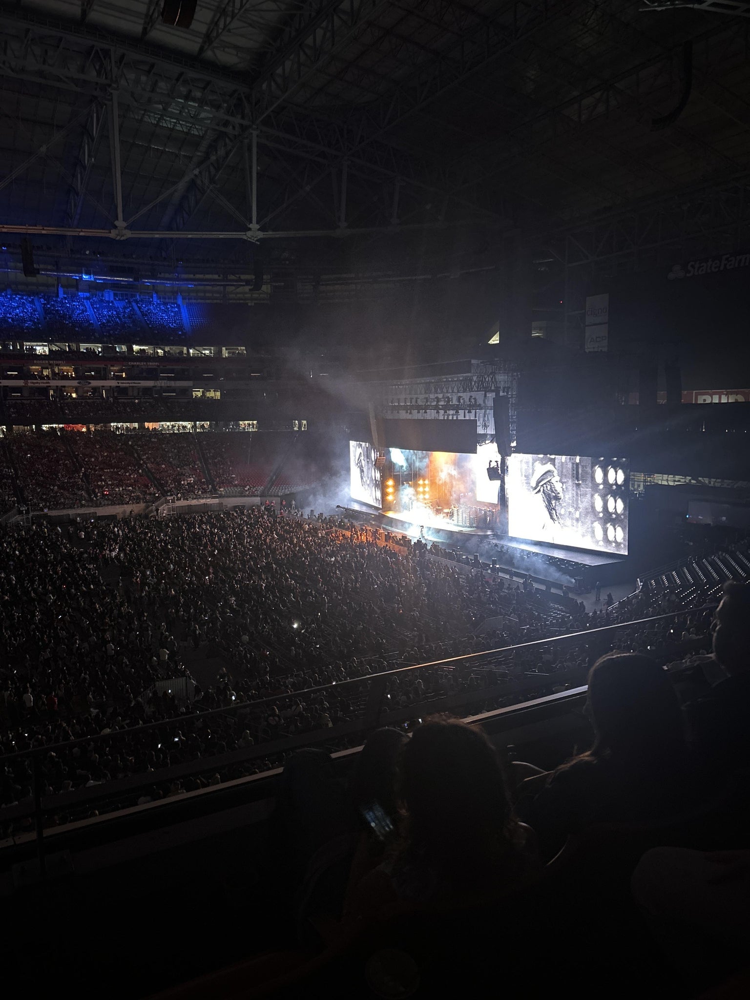 Real Fan View taken from Section 210 at State Farm Stadium by Anonymous User