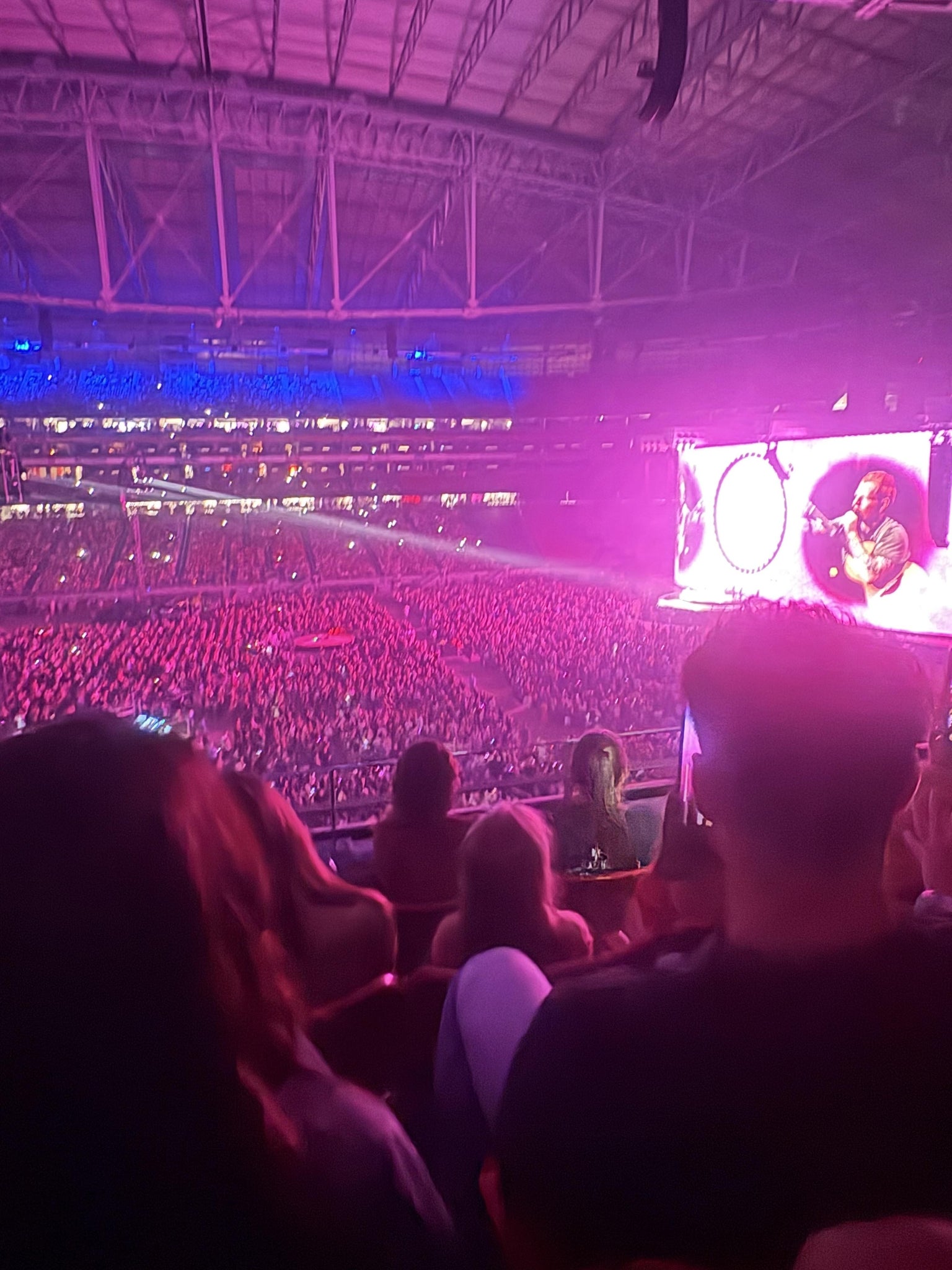Real Fan View taken from Section 211 at State Farm Stadium by Colleen W