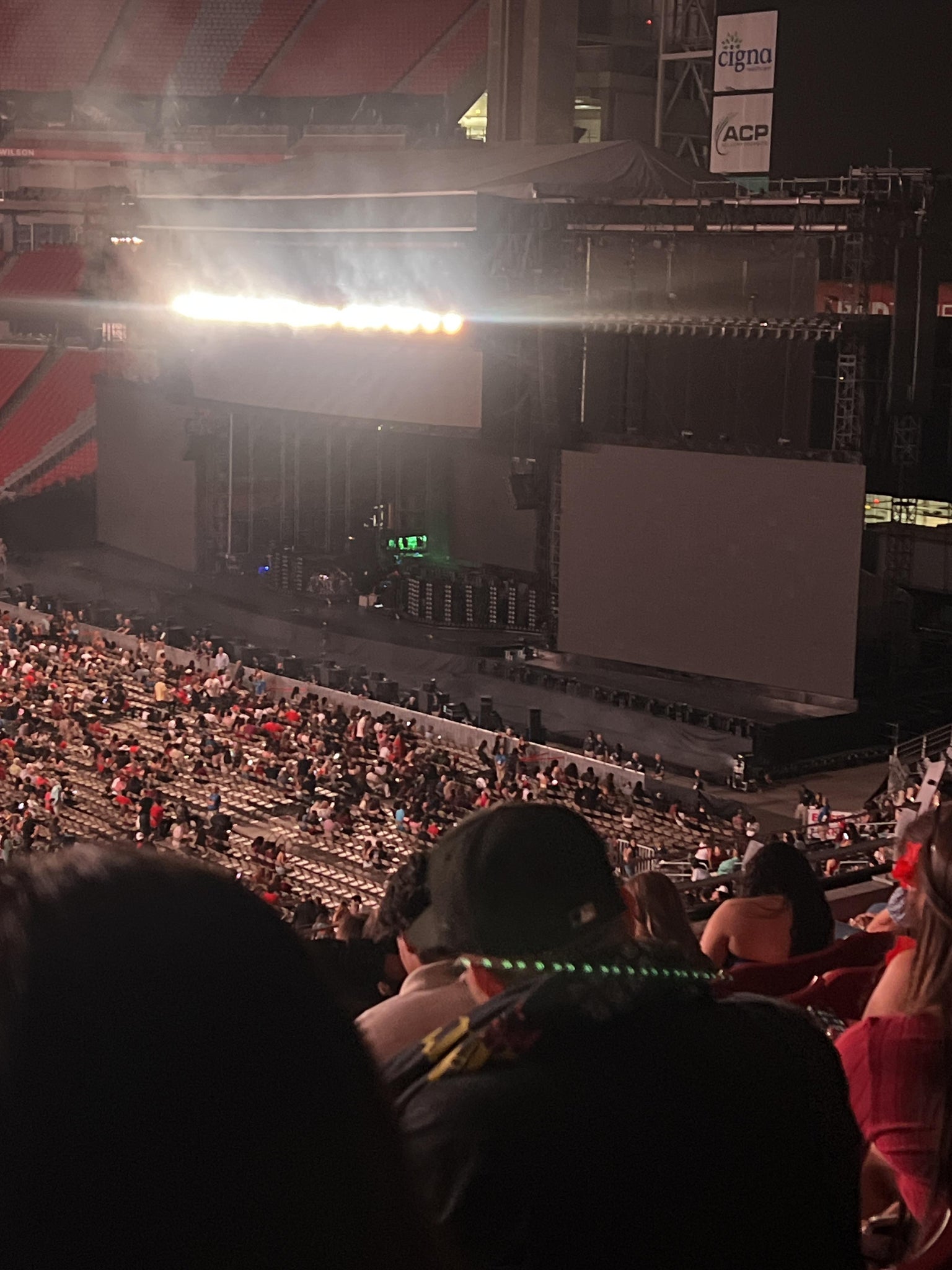 Real Fan View taken from Section 211 at State Farm Stadium by Kristina H