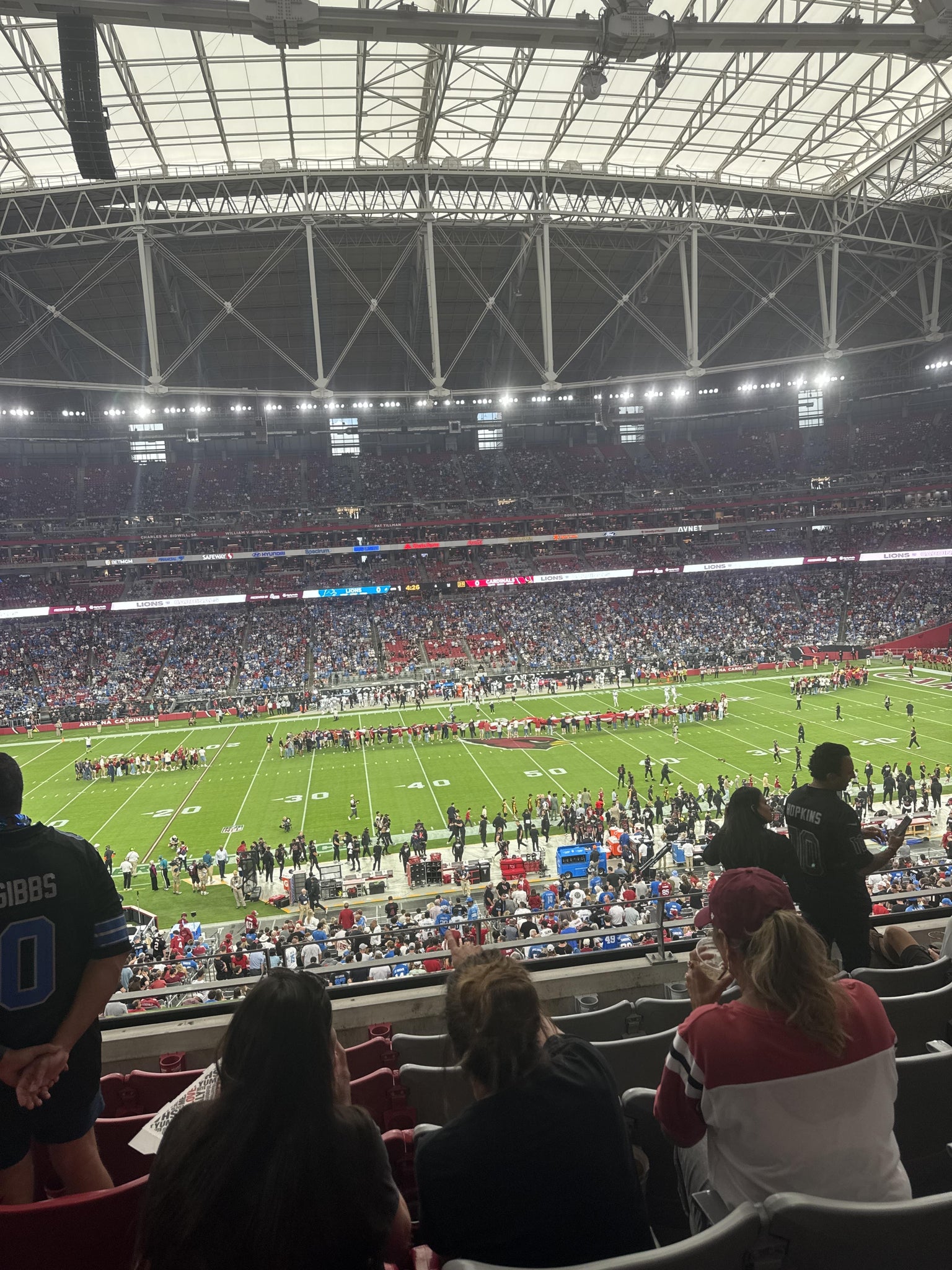 Real Fan View taken from Section 213 at State Farm Stadium by Chanelle S