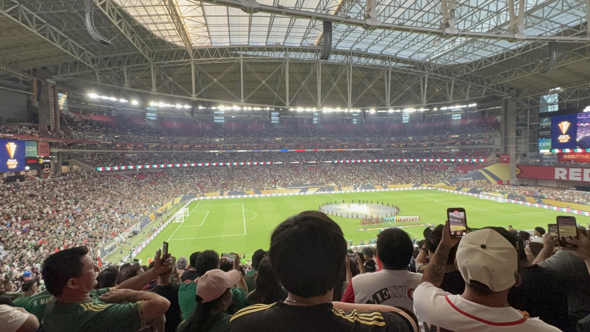 Real Fan View taken from Section 215 at State Farm Stadium by Andrew H