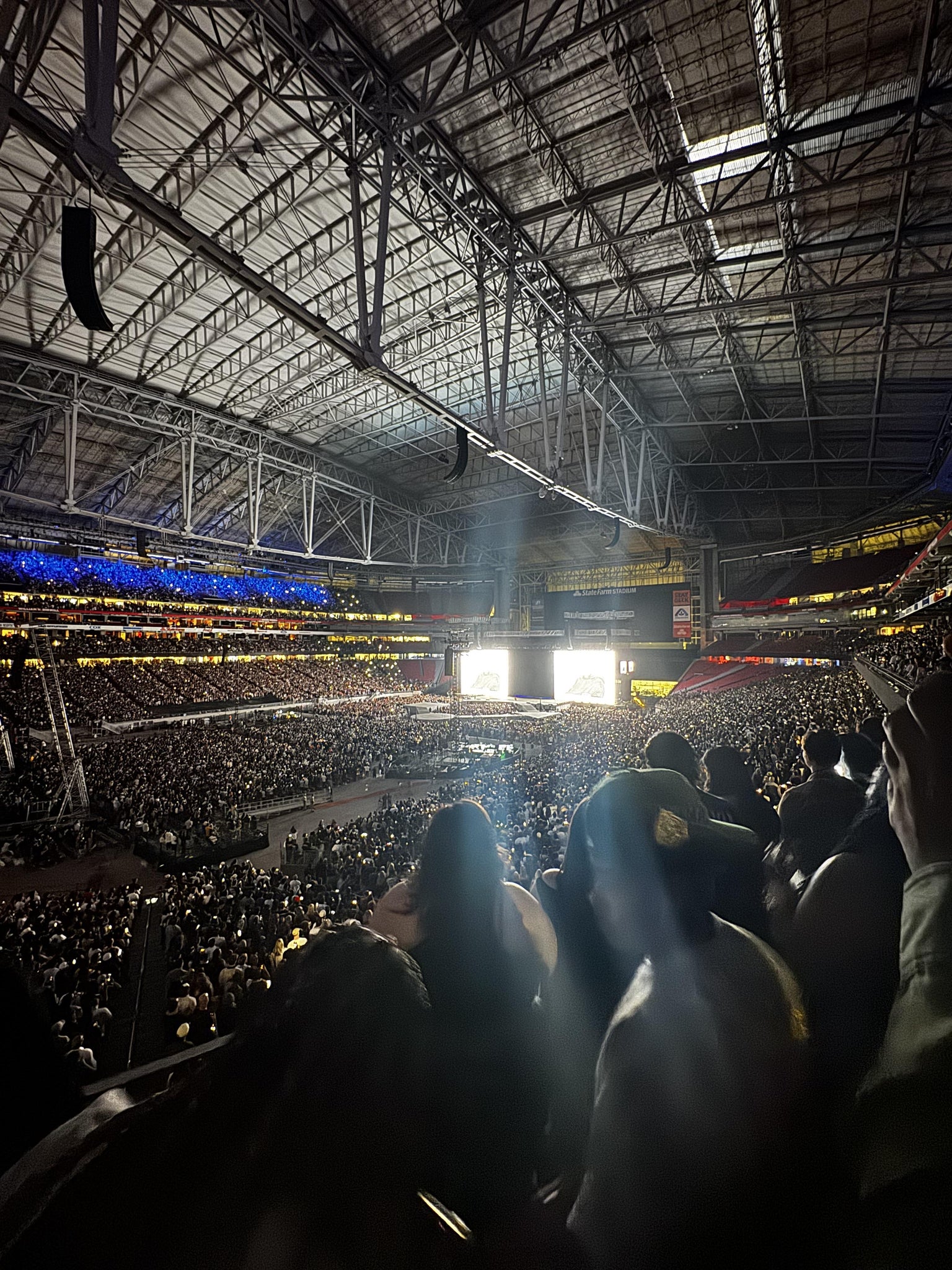 Real Fan View taken from Section 218 at State Farm Stadium by Anonymous User