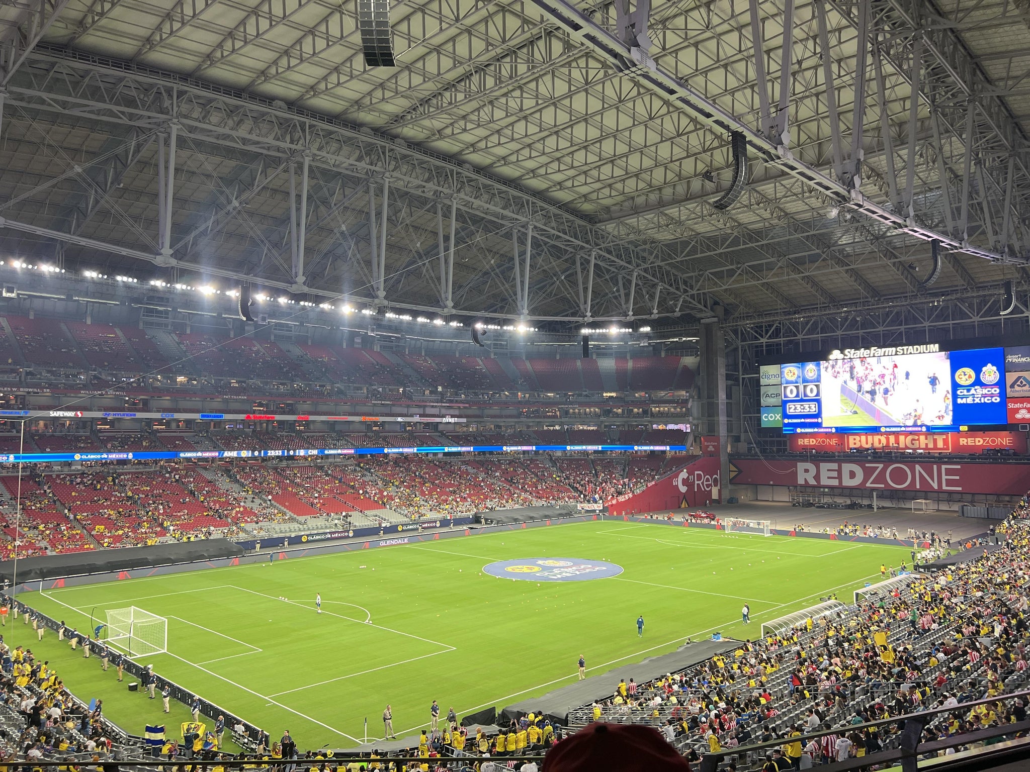 Real Fan View taken from Section 219 at State Farm Stadium by Perla H