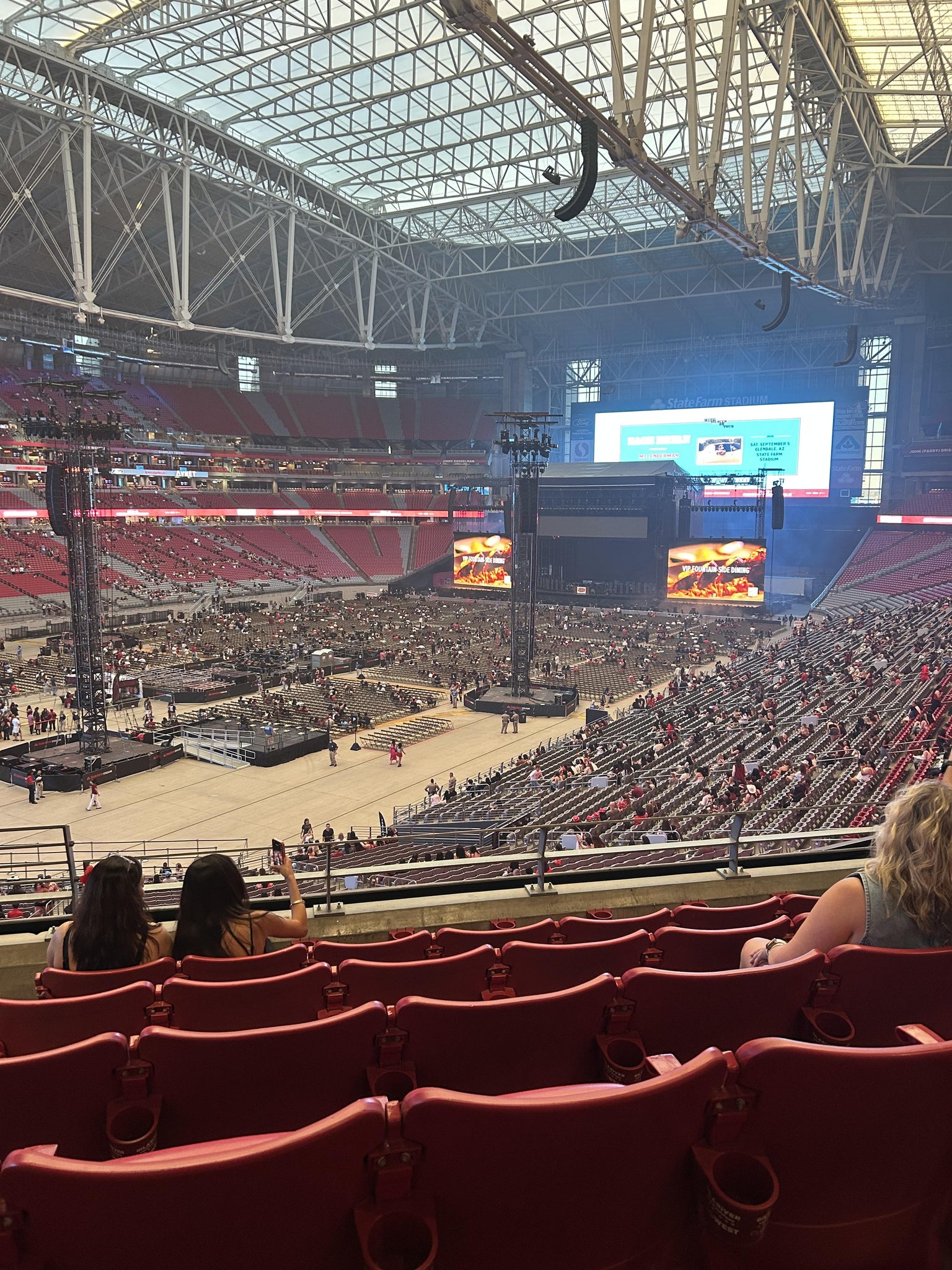 Real Fan View taken from Section 219 at State Farm Stadium by Debbie E