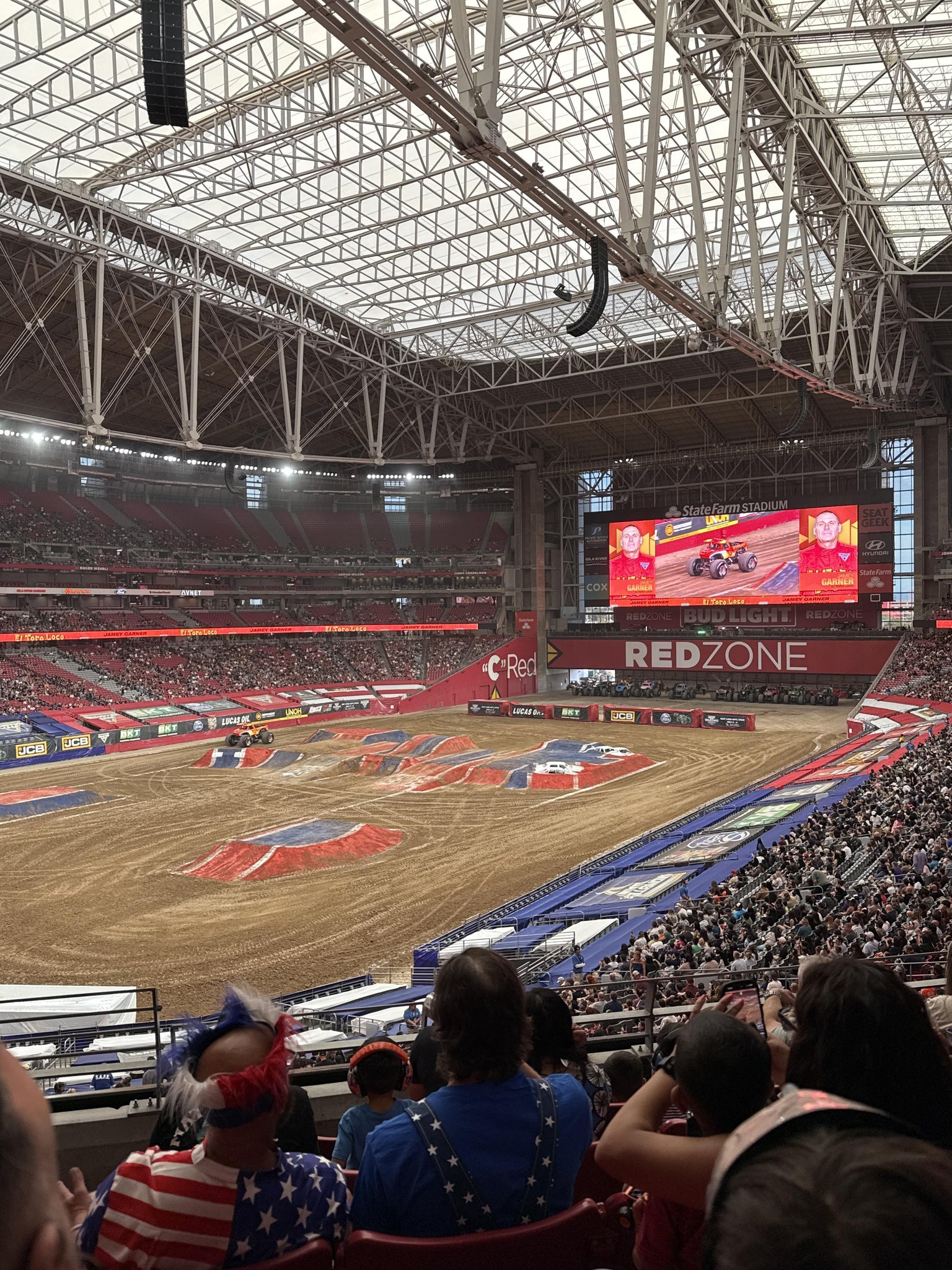 Real Fan View taken from Section 219 at State Farm Stadium by Anonymous User