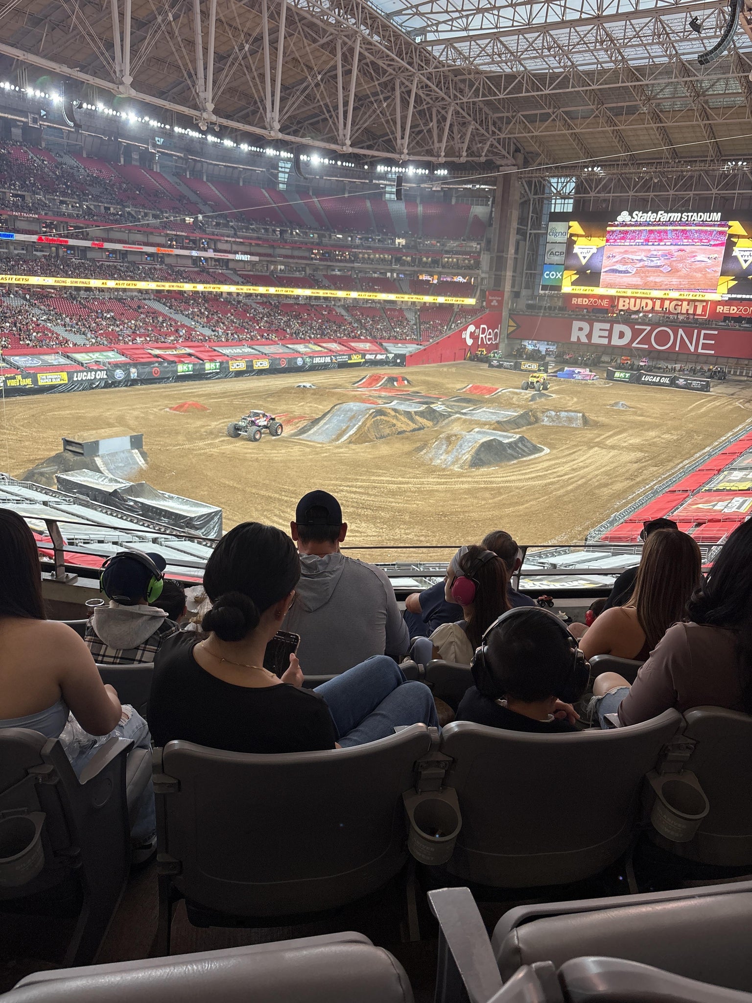 Real Fan View taken from Section 221 at State Farm Stadium by Maria R