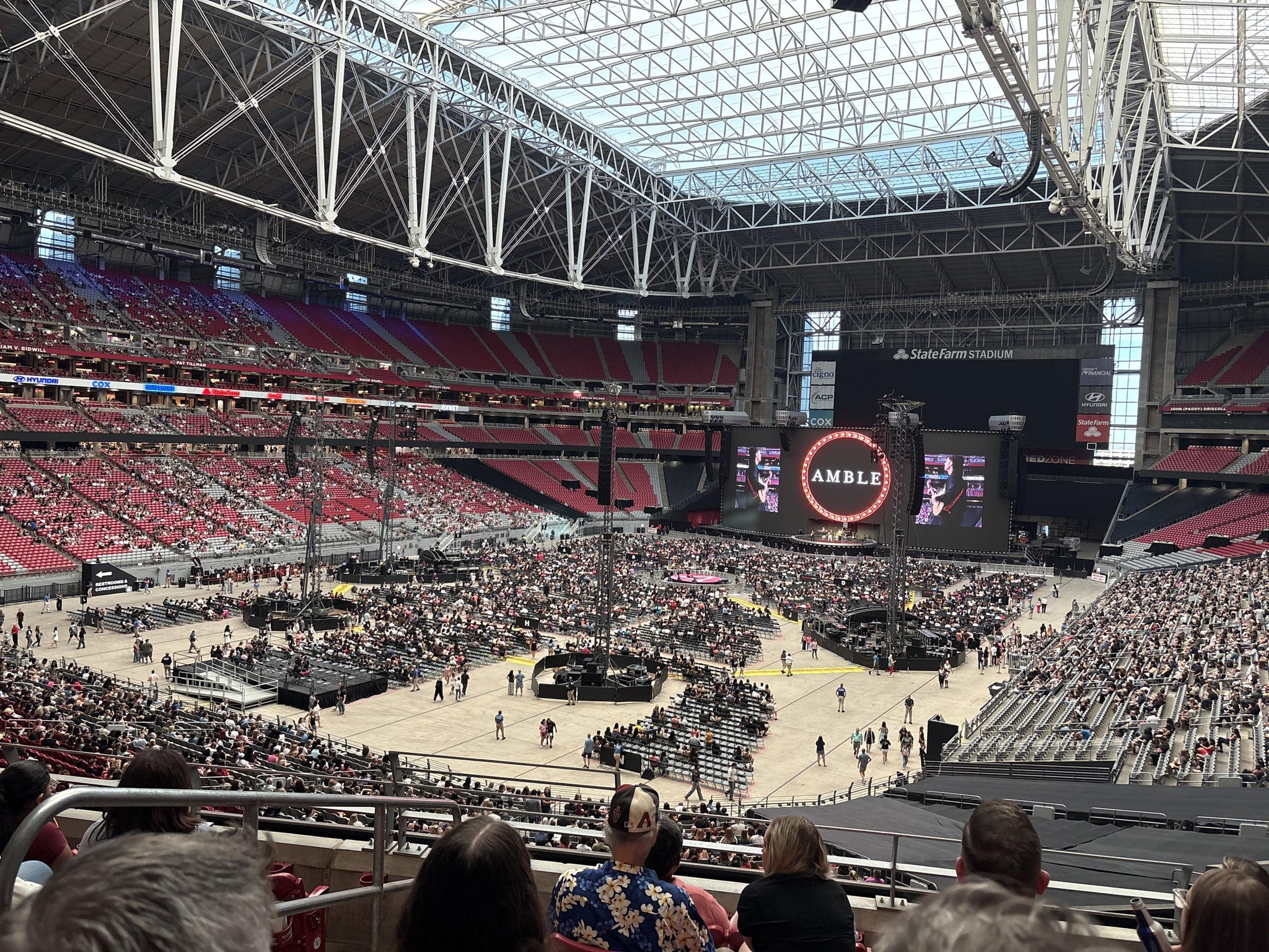 Real Fan View taken from Section 221 at State Farm Stadium by Christy M