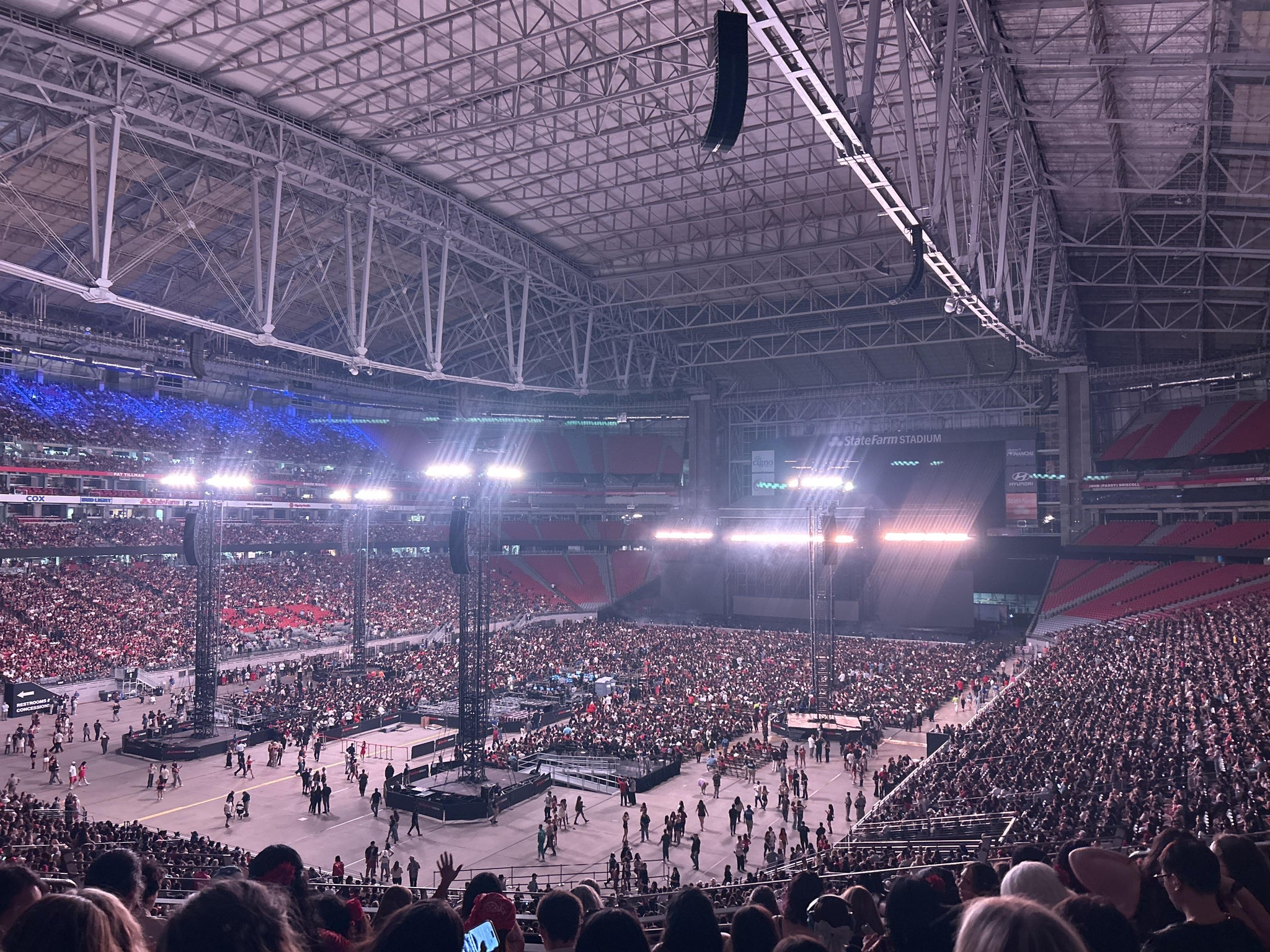 Real Fan View taken from Section 221 at State Farm Stadium by Anonymous User
