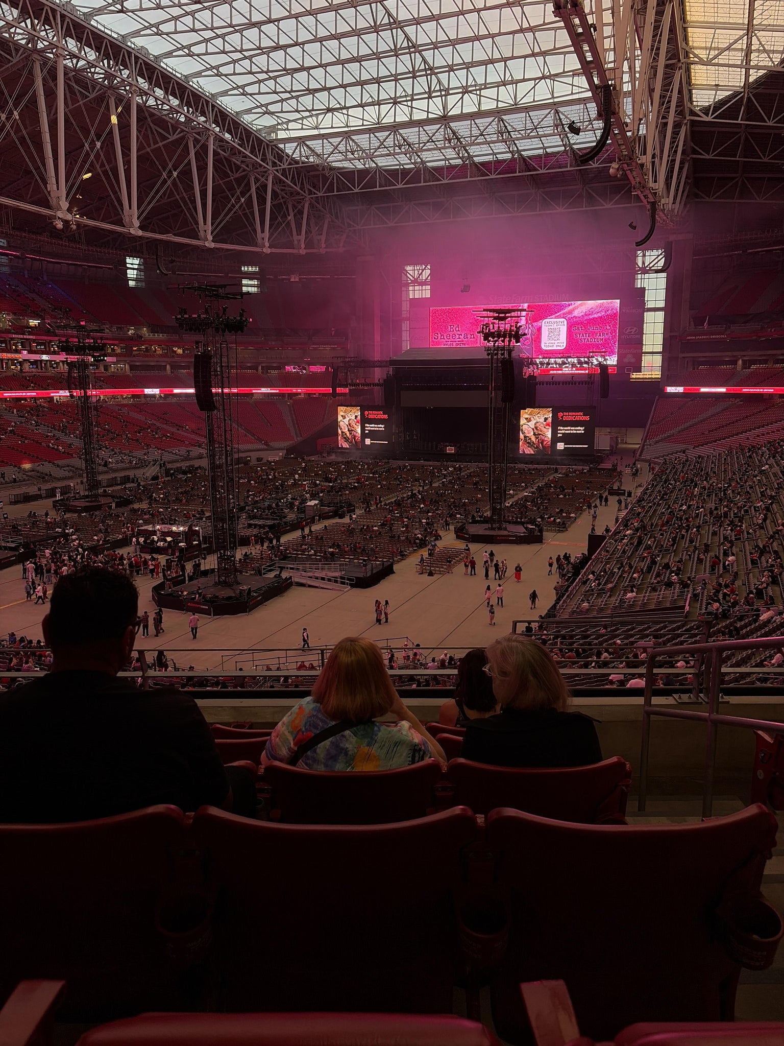 Real Fan View taken from Section 222 at State Farm Stadium by Aidee P