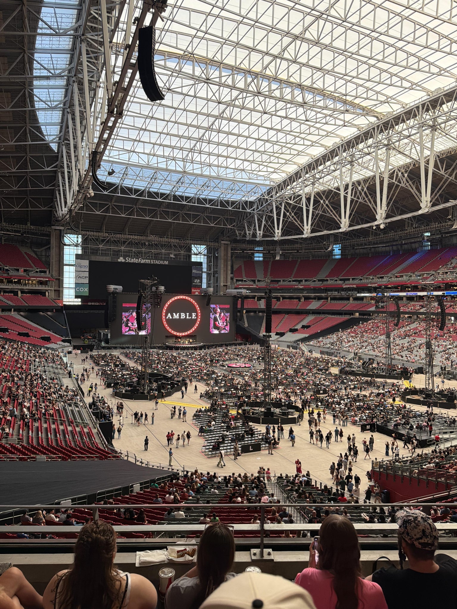 Real Fan View taken from Section 227 at State Farm Stadium by Krystal L