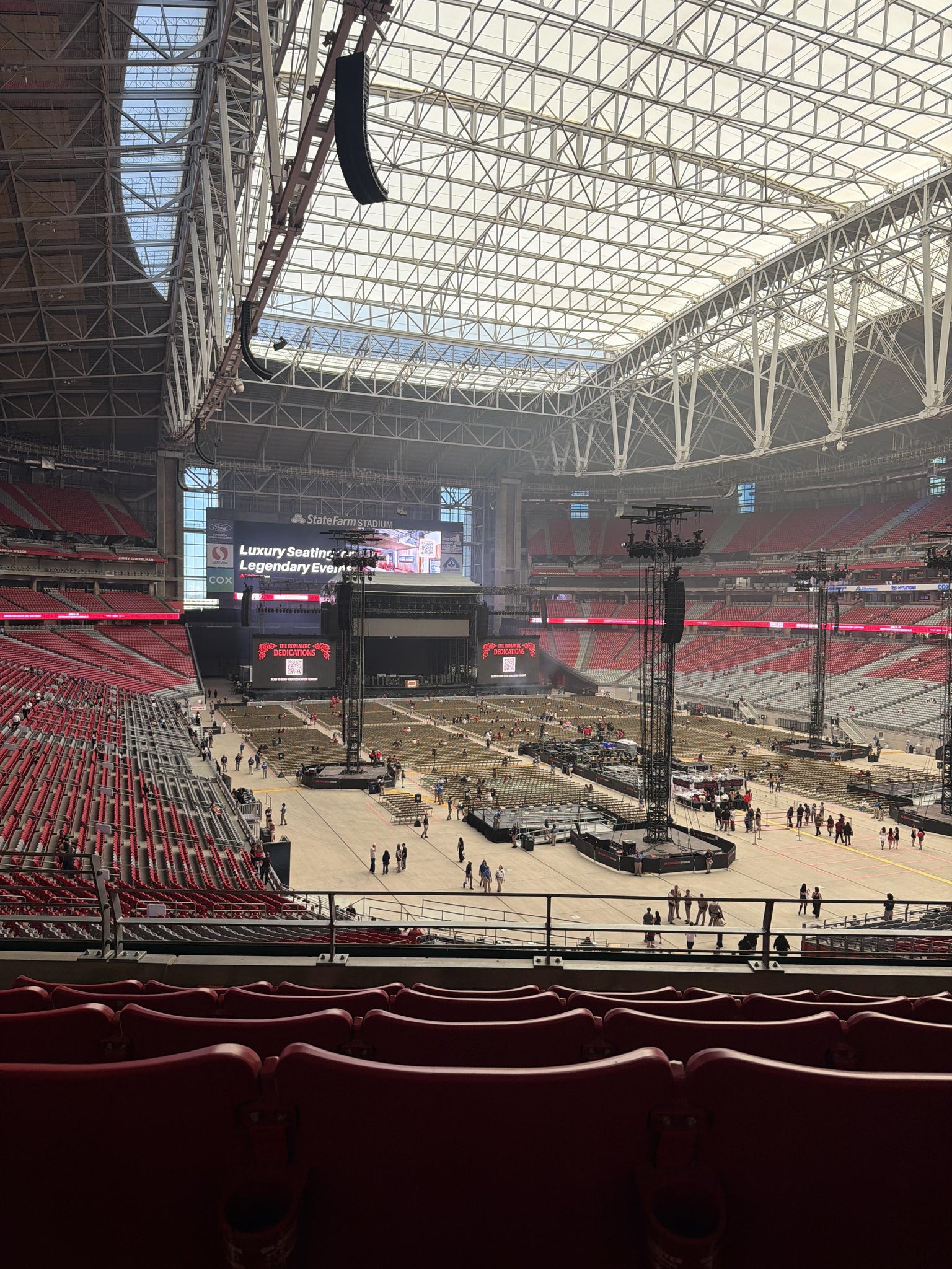 Real Fan View taken from Section 227 at State Farm Stadium by Raul M