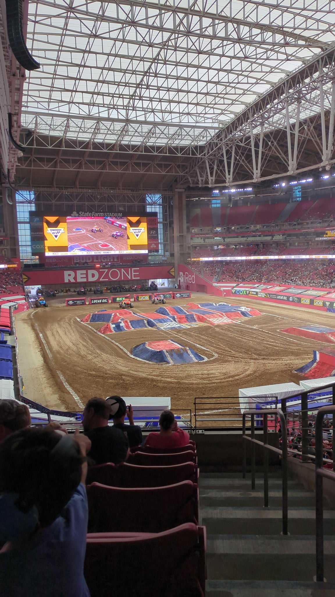Real Fan View taken from Section 227 at State Farm Stadium by Paige B