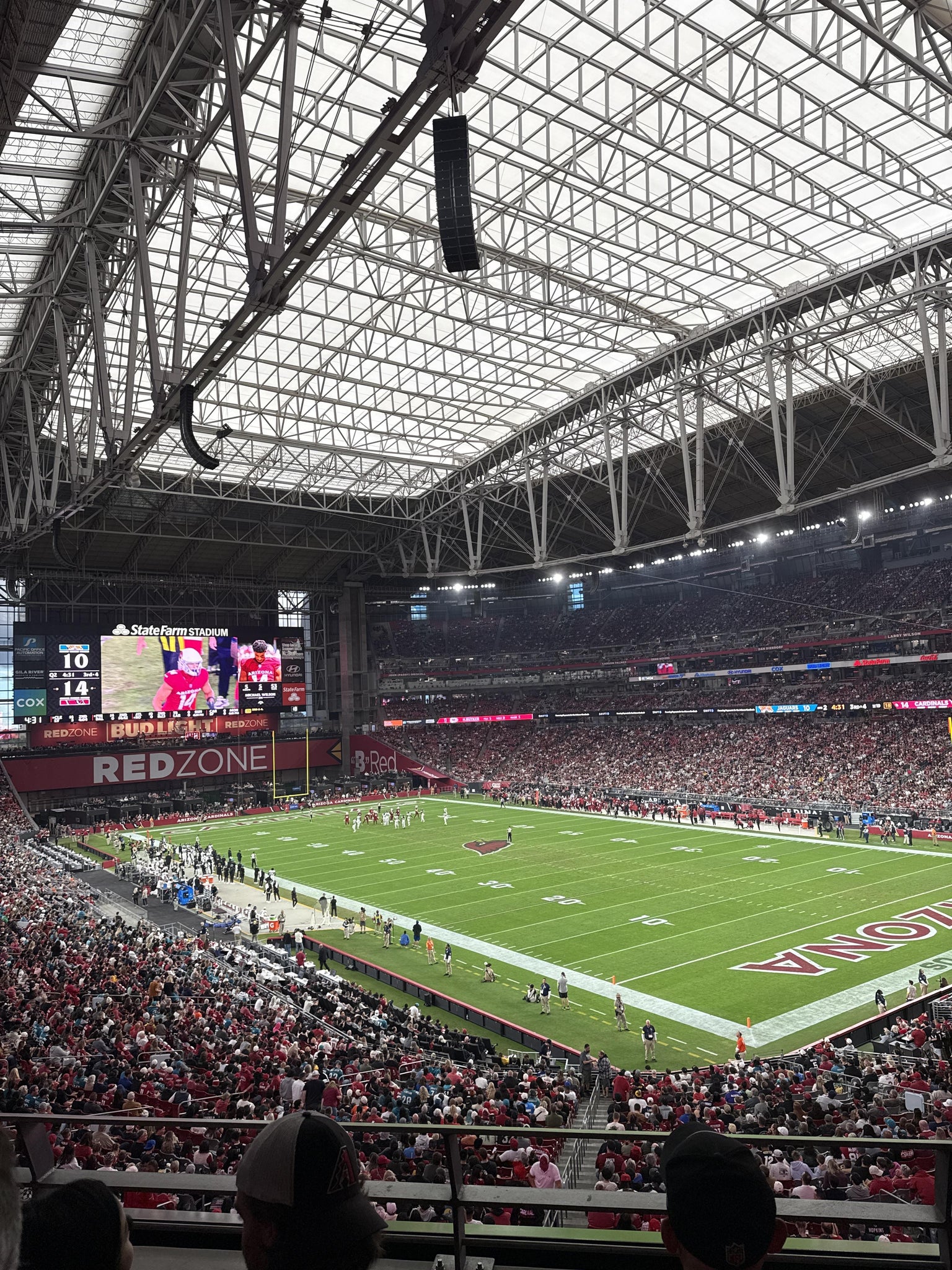 Real Fan View taken from Section 229 at State Farm Stadium by Bryan R
