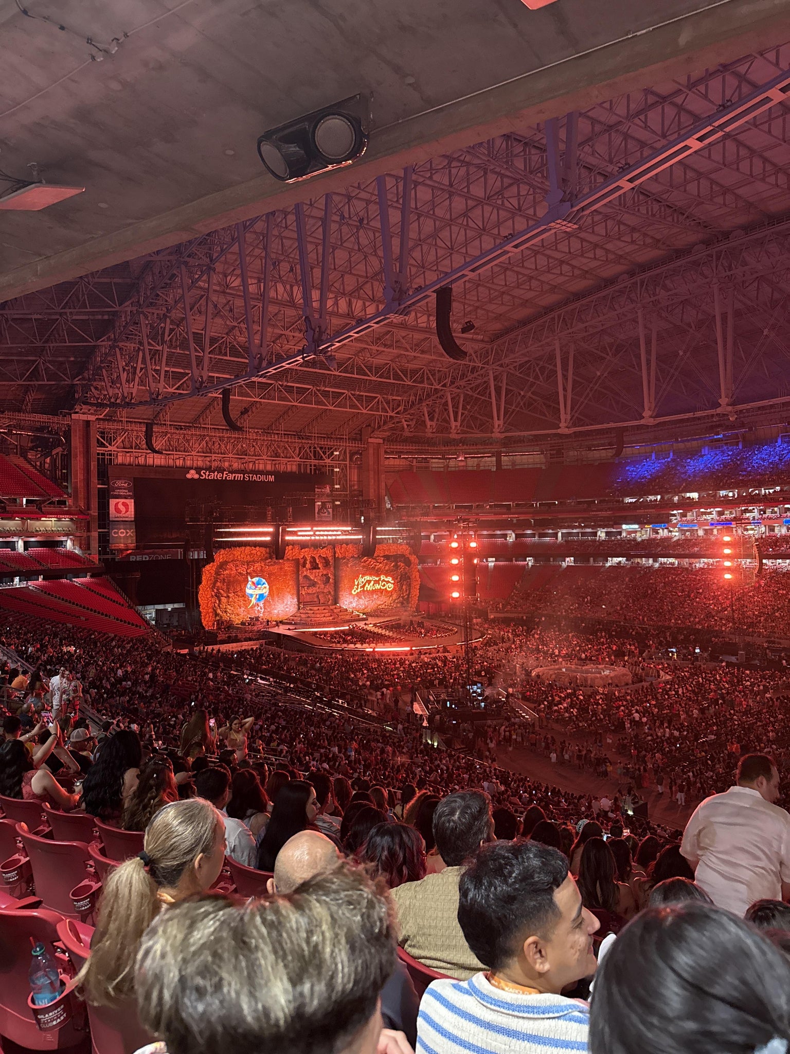 Real Fan View taken from Section 231 at State Farm Stadium by Marcos A