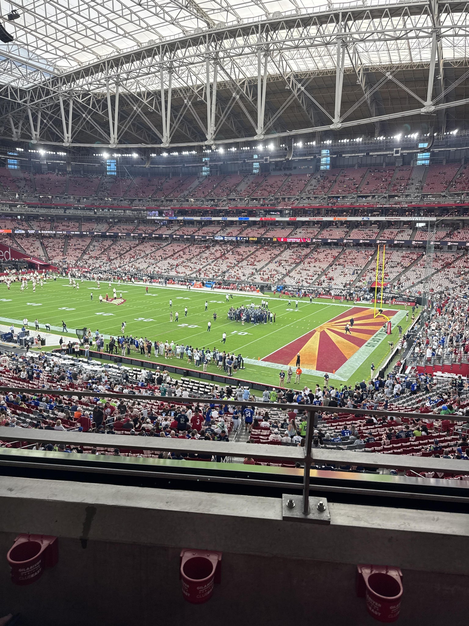 Real Fan View taken from Section 231 at State Farm Stadium by Sandy  A