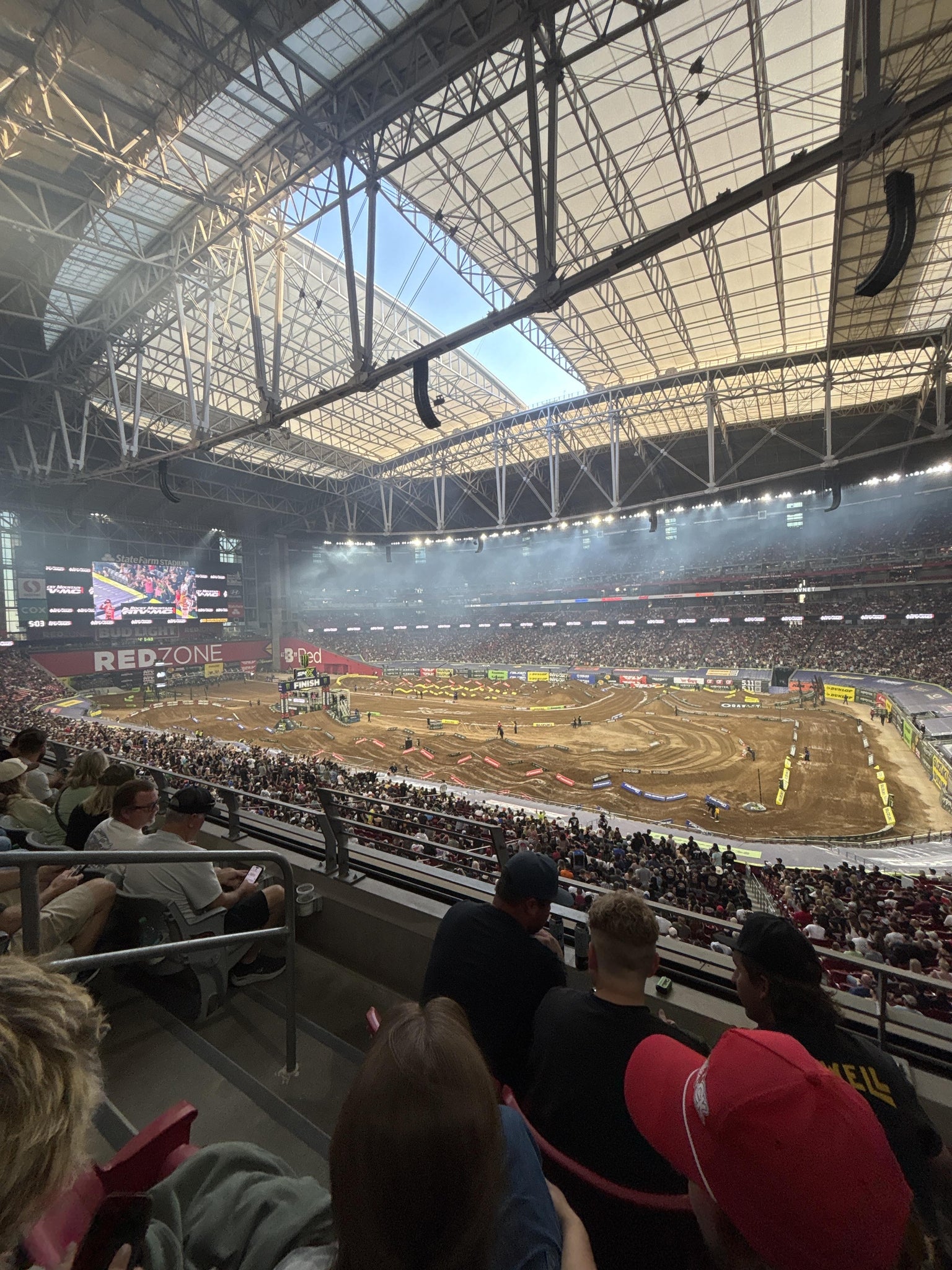 Real Fan View taken from Section 232 at State Farm Stadium by Keeley C