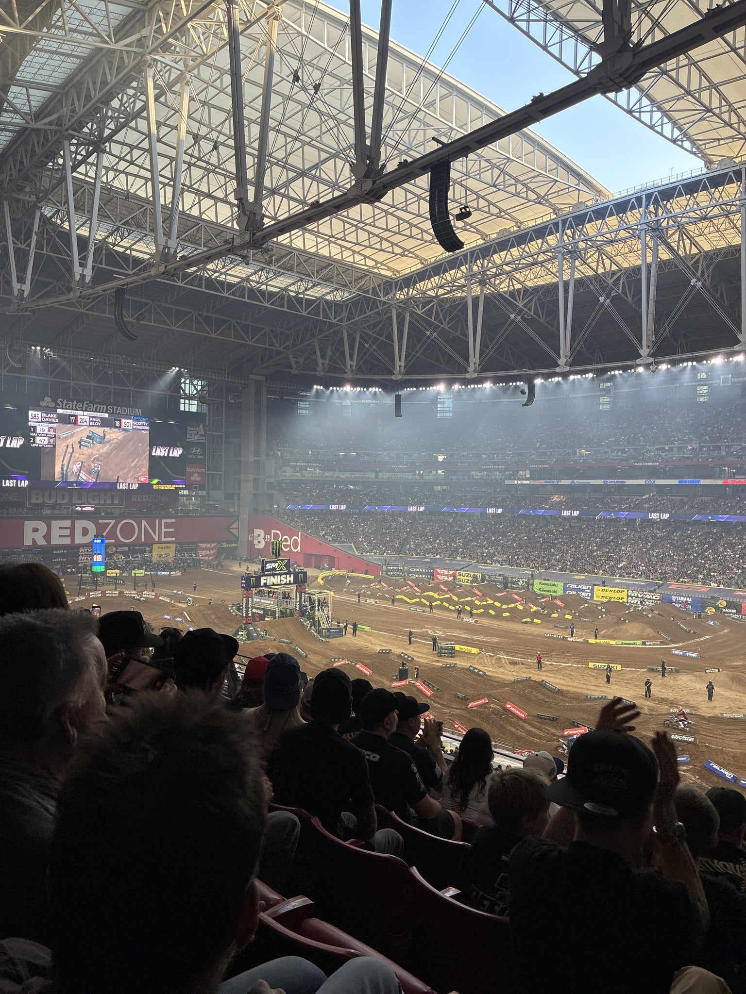 Real Fan View taken from Section 232 at State Farm Stadium by Chloee tarango