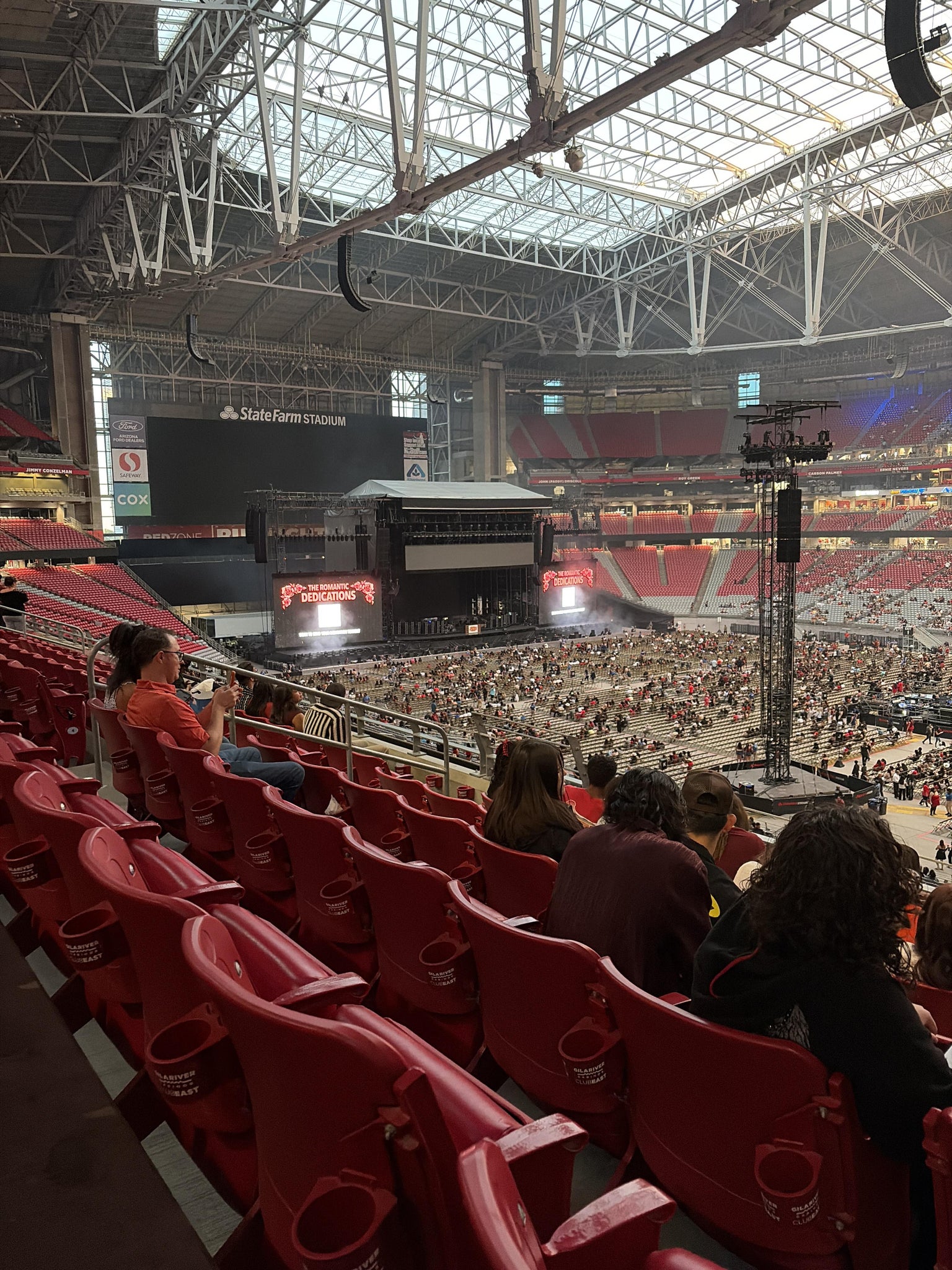 Real Fan View taken from Section 233 at State Farm Stadium by Ethan A