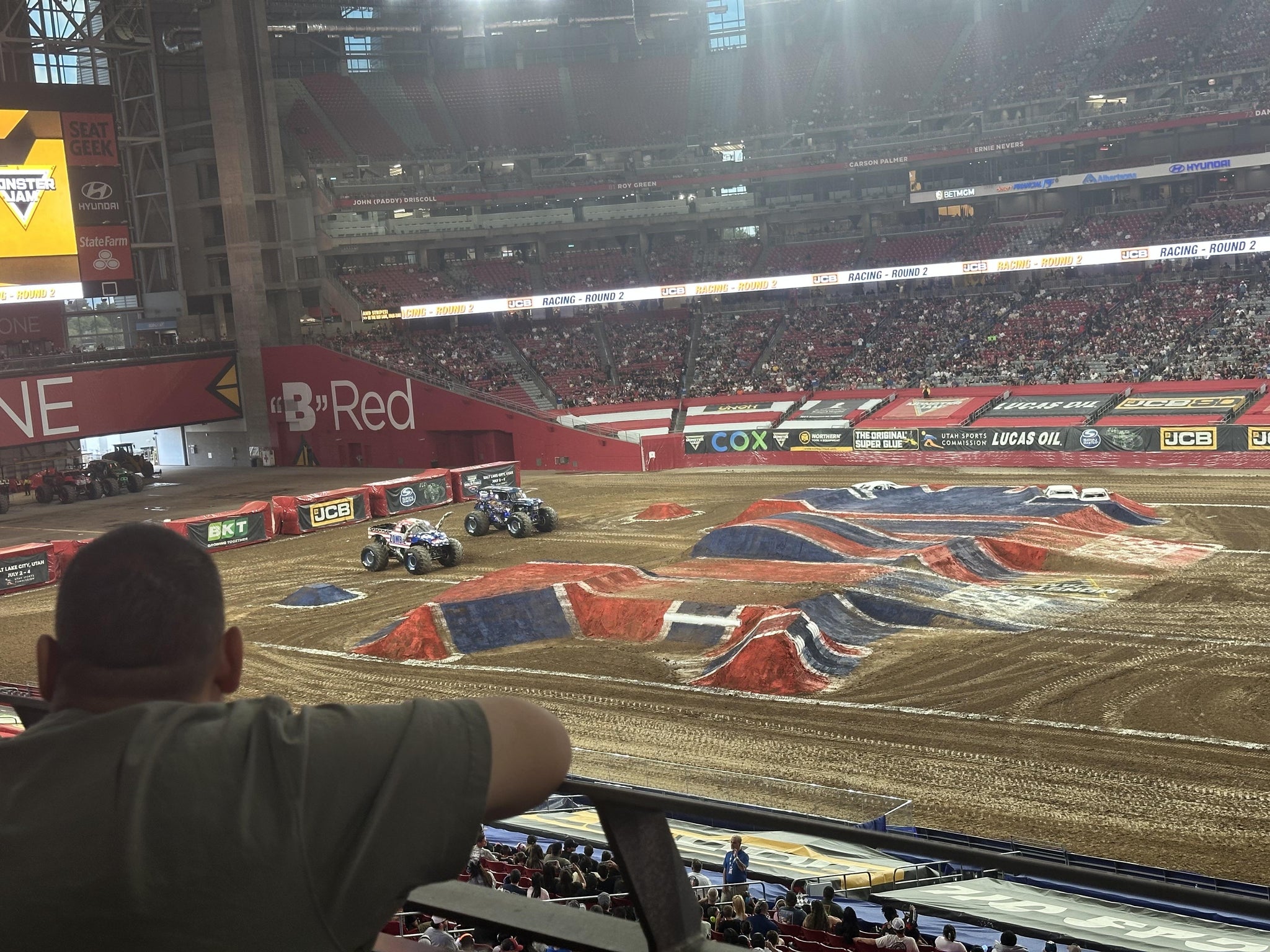 Real Fan View taken from Section 234 at State Farm Stadium by Anonymous User