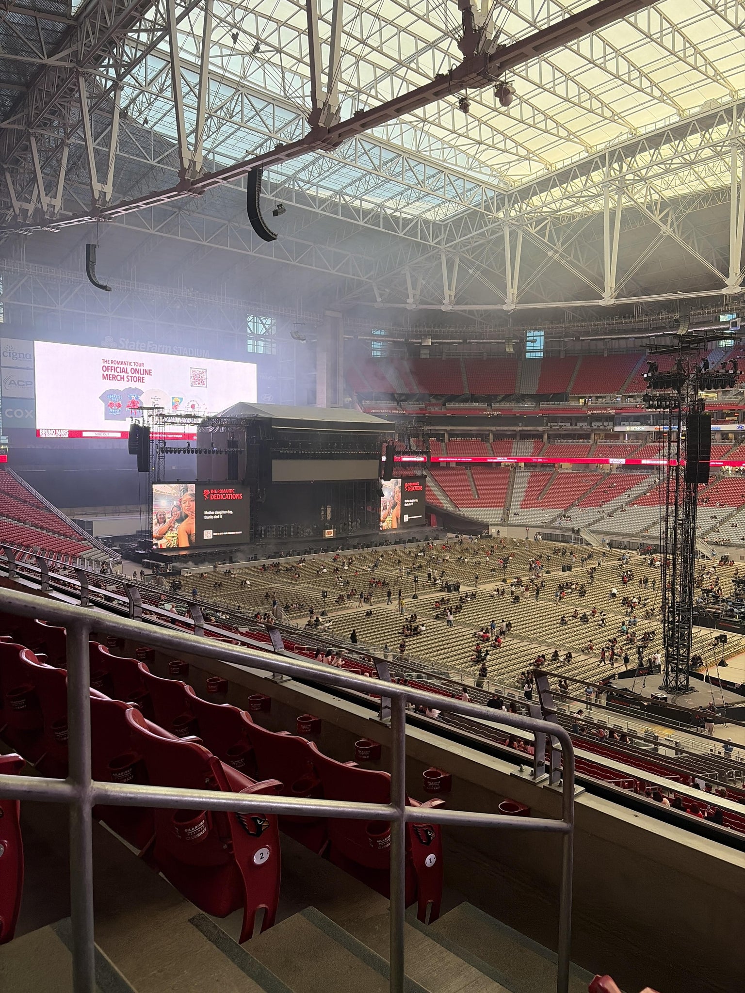 Real Fan View taken from Section 234 at State Farm Stadium by Raul R