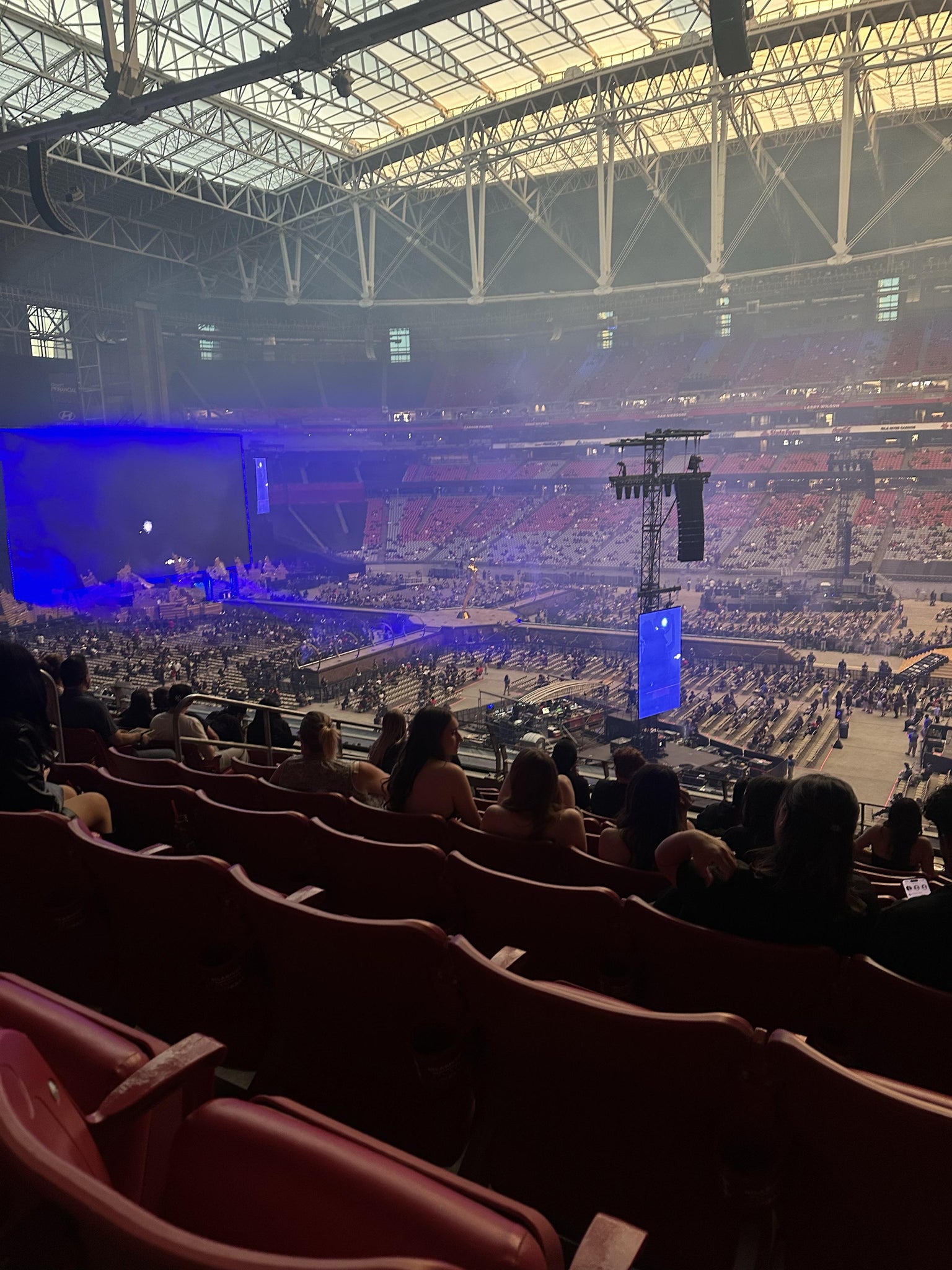 Real Fan View taken from Section 234 at State Farm Stadium by Karen P