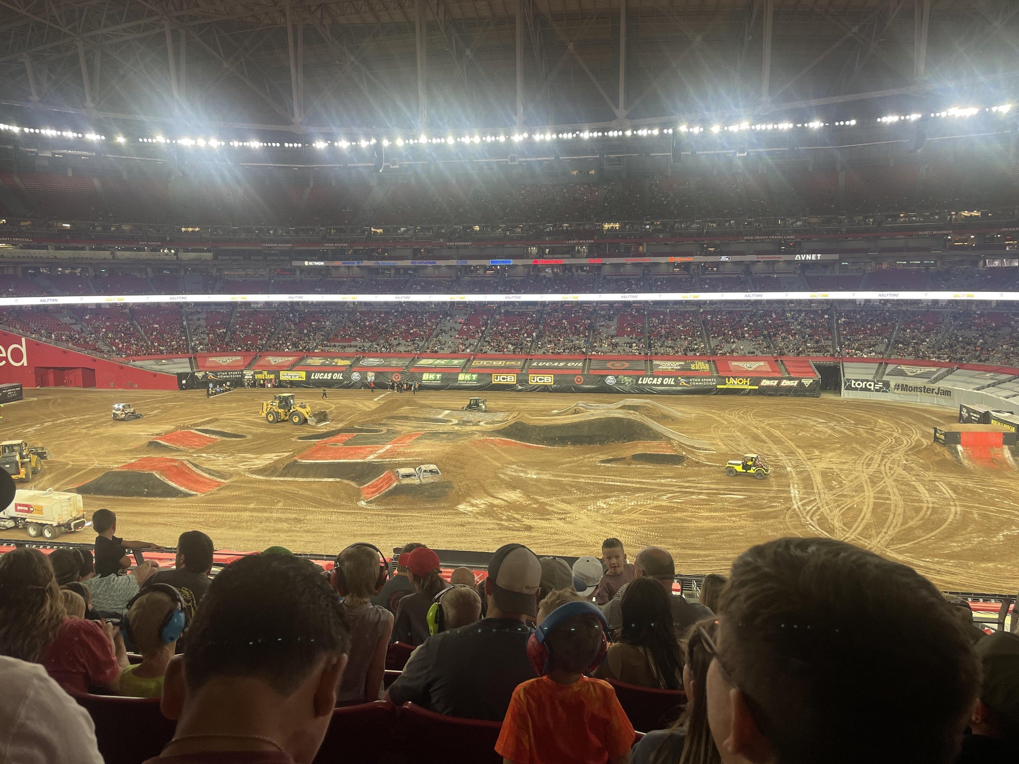 Real Fan View taken from Section 236 at State Farm Stadium by Julio C